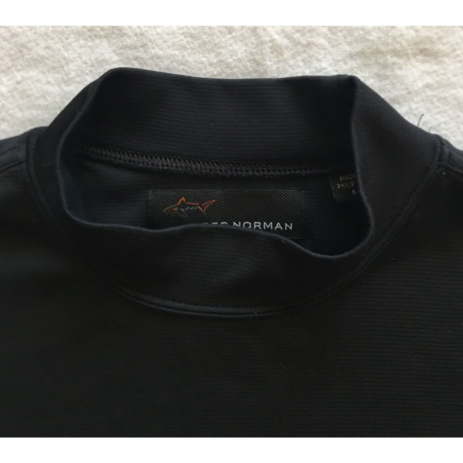 Vintage Greg Norman Golf Shirt Mens M Black Short Sleeve Moisture Wicking Crew Neck 100% Polyester Golf Shirt Mens Regular Fit Size US M / EU 48-50 / 2 - 4 Thumbnail