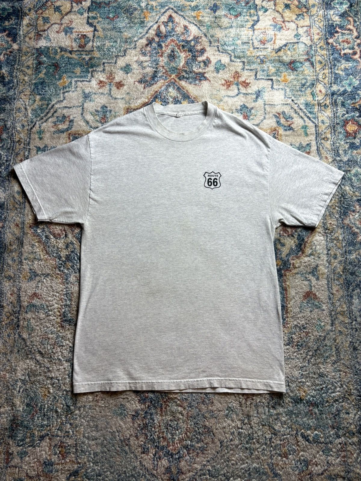 Vintage Vintage Route 66 Alcohol Tobacco Firearms Humour T-shirt Size US L / EU 52-54 / 3 - 1 Thumbnail
