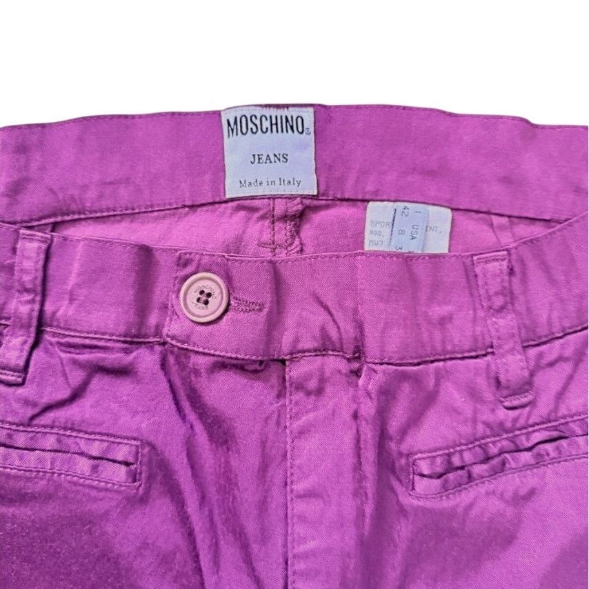 Moschino Moschino Purple Pants | Size 8 Size 30" / US 8 / IT 44 - 5 Thumbnail