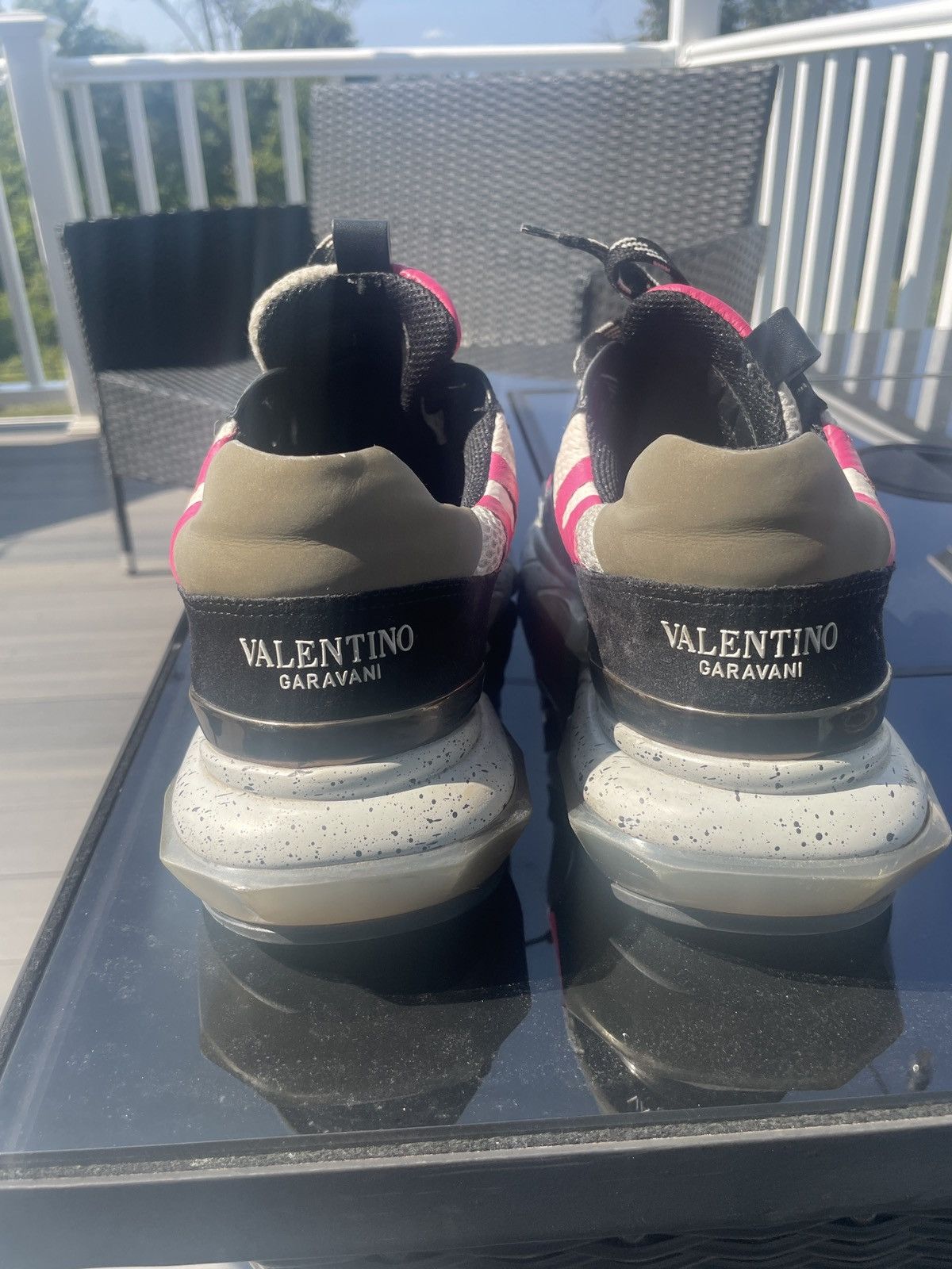 Valentino VALENTINO CAMO OVERLAYED BOUNCE SNEAKER Size US 10 / EU 43 - 4 Thumbnail