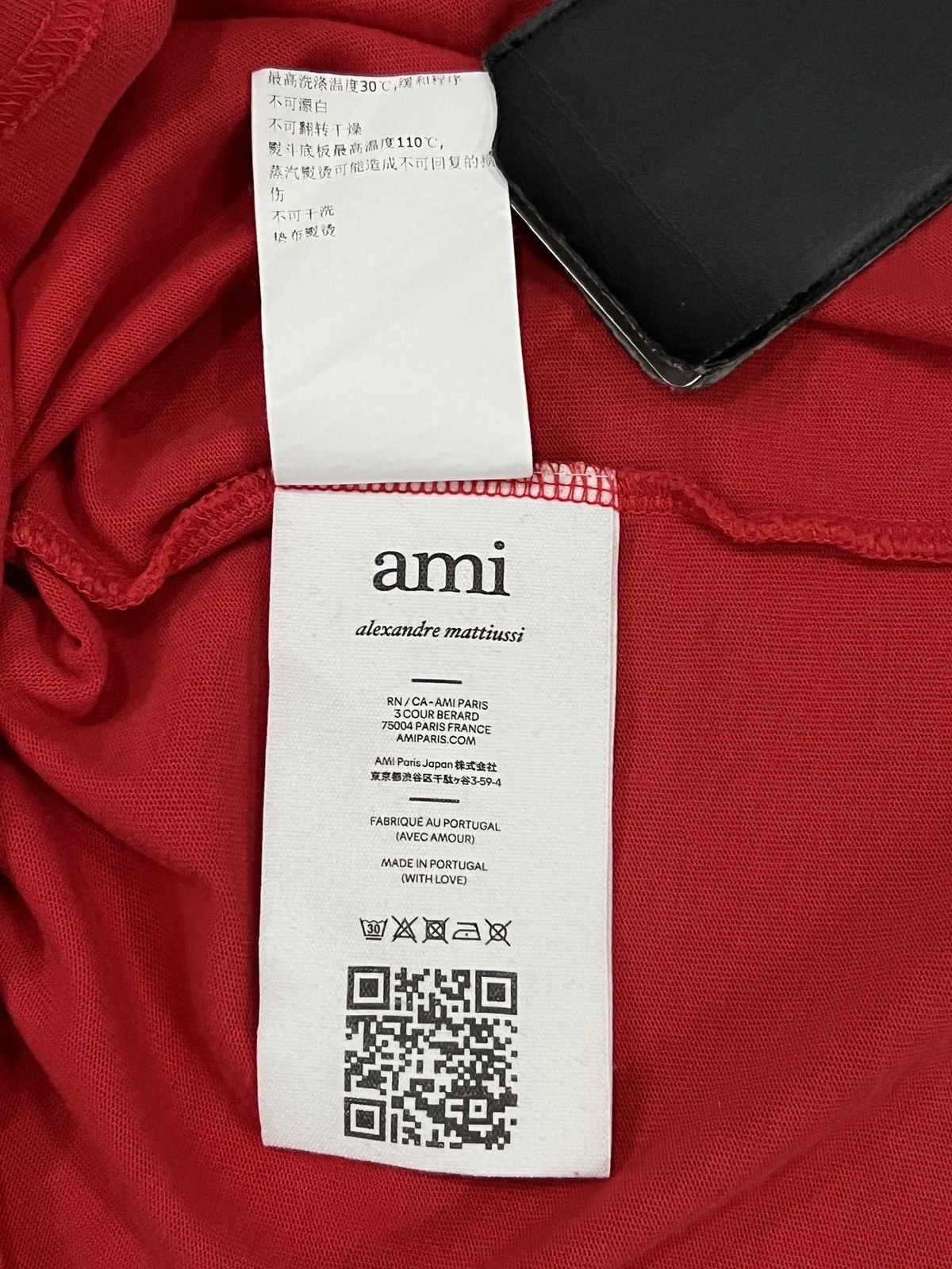 AMI Ami Paris COEURSACRE Embroidered T-Shirt Size US S / EU 44-46 / 1 - 11 Thumbnail