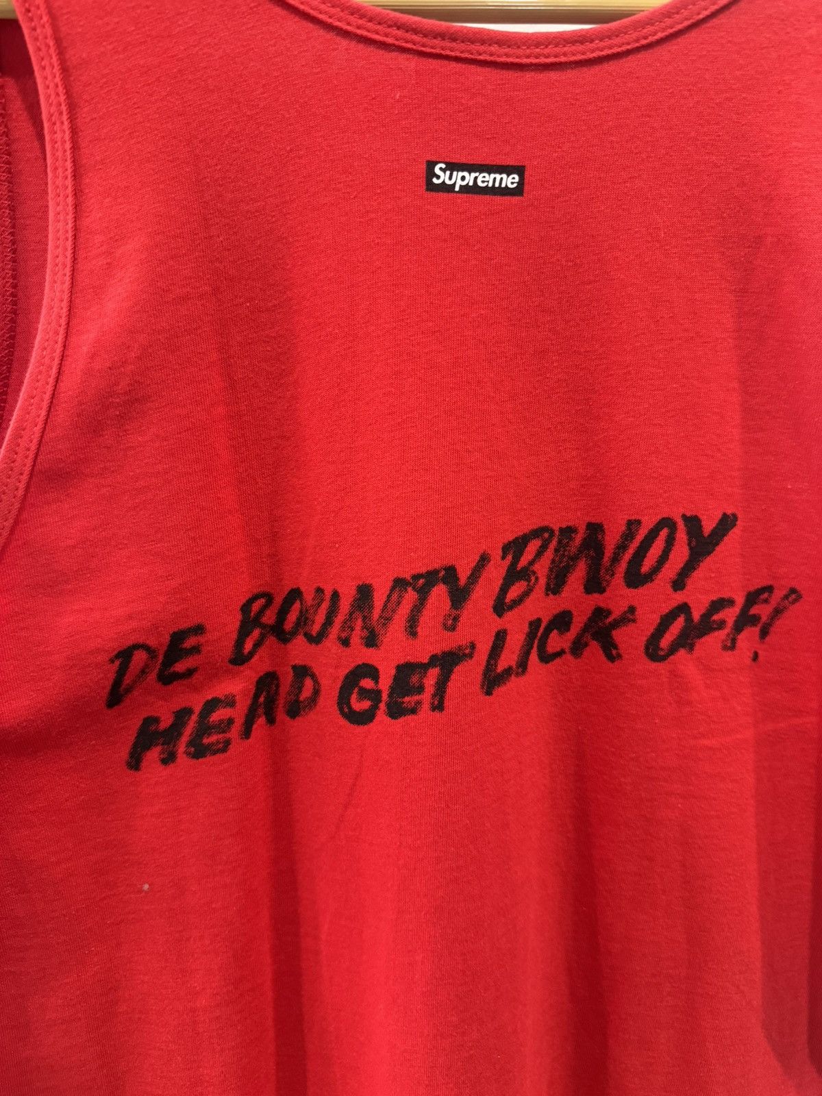 Supreme Supreme Bounty Hunter Tank Top Red Size US M / EU 48-50 / 2 - 4 Thumbnail