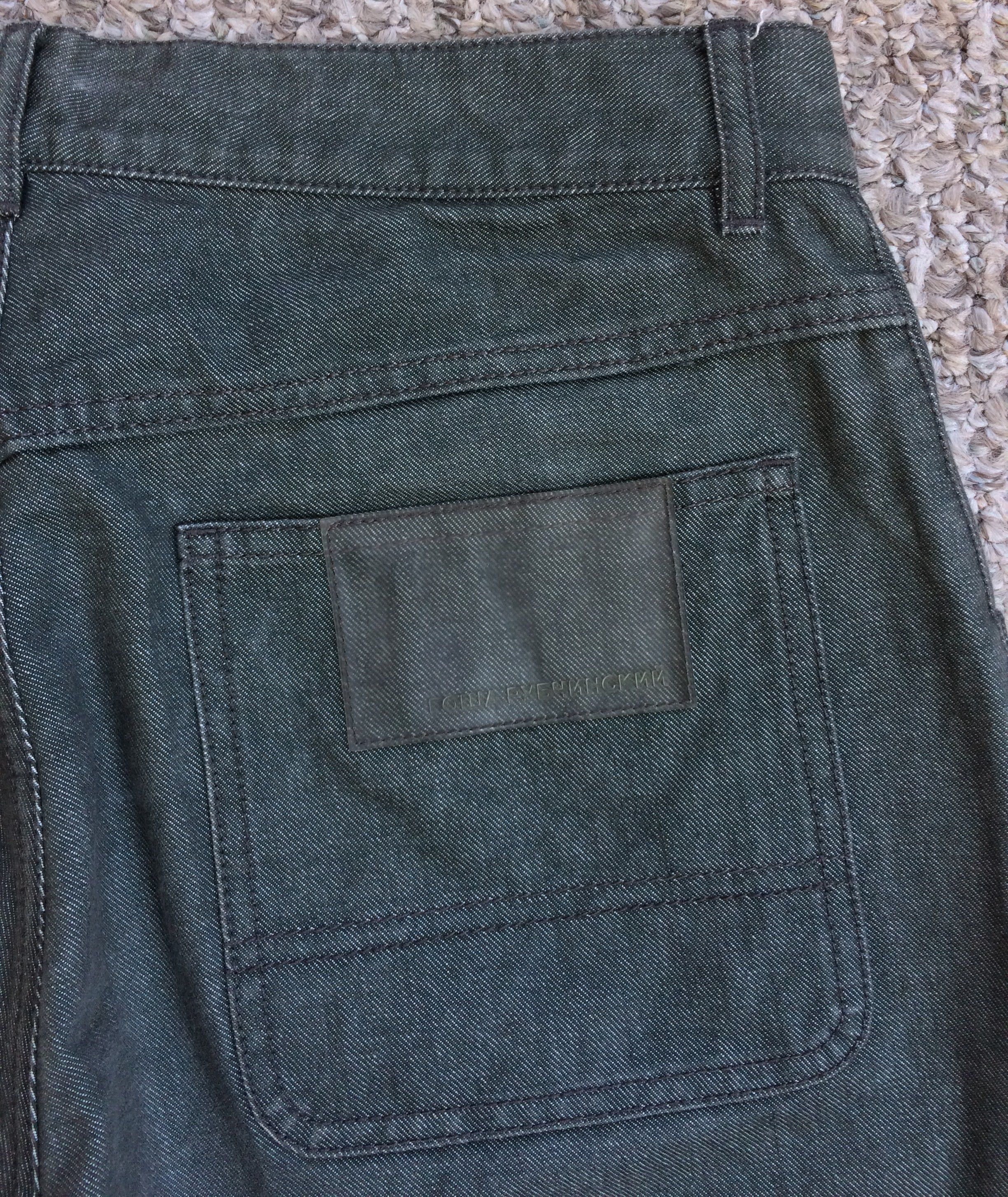 Gosha Rubchinskiy Gosha Rubchinskiy PVC Pocket Pleated Denim Jeans Size US 30 / EU 46 - 7 Thumbnail
