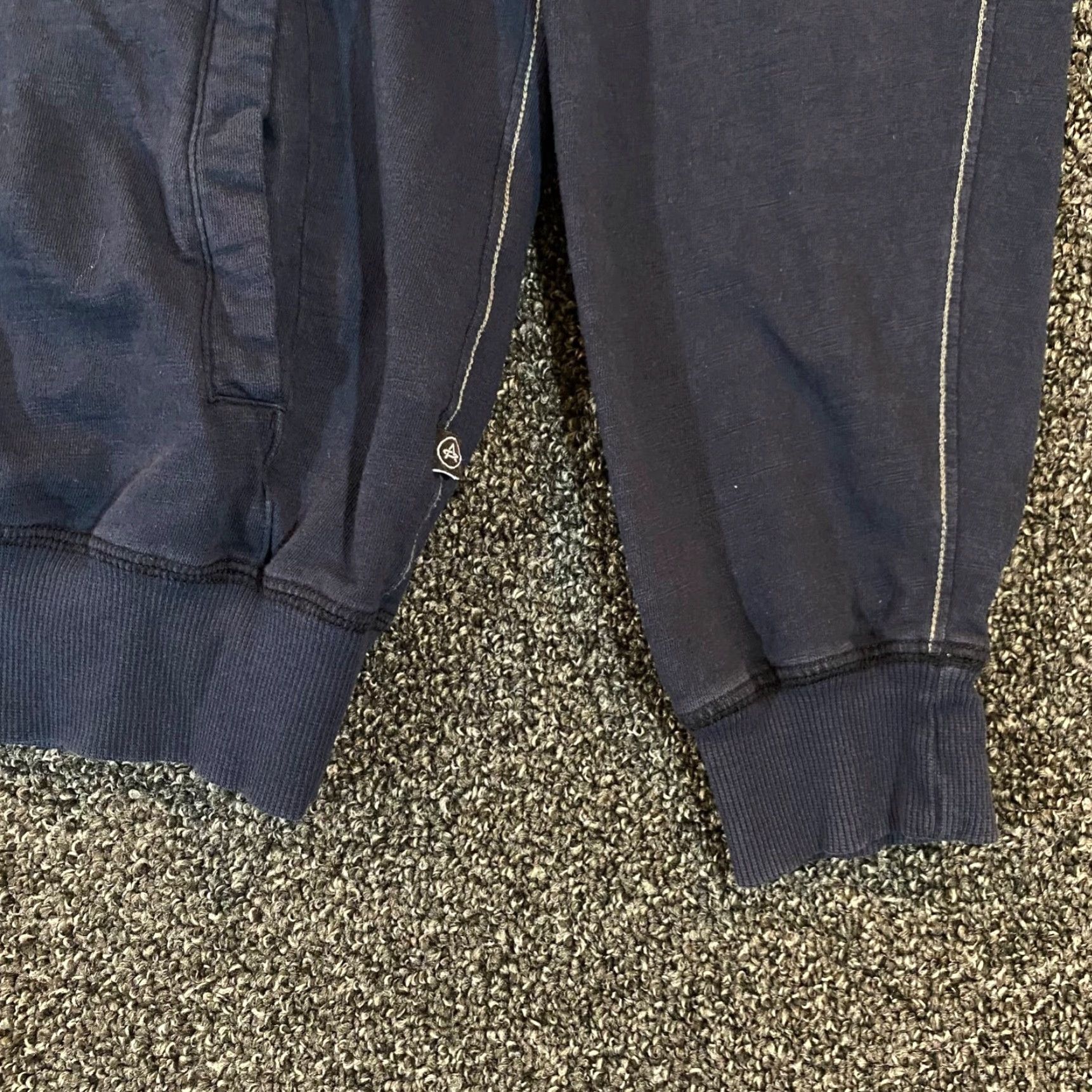 Vintage AETHER Jacket Womens Size 3 Navy Blue Full Zip Hooded Sweatshirt Casual Size M / US 6-8 / IT 42-44 - 6 Thumbnail