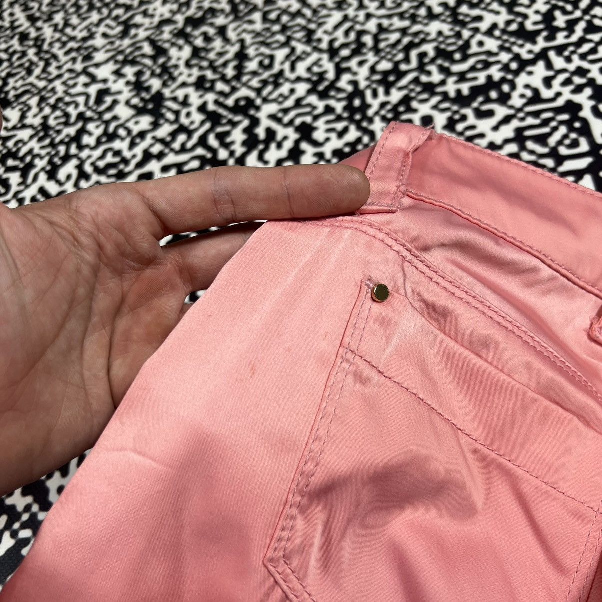 Versace Vintage Y2K Versace Luxury Casual Medusa Logo Pants Size 26" / US 2 / IT 38 - 8 Thumbnail