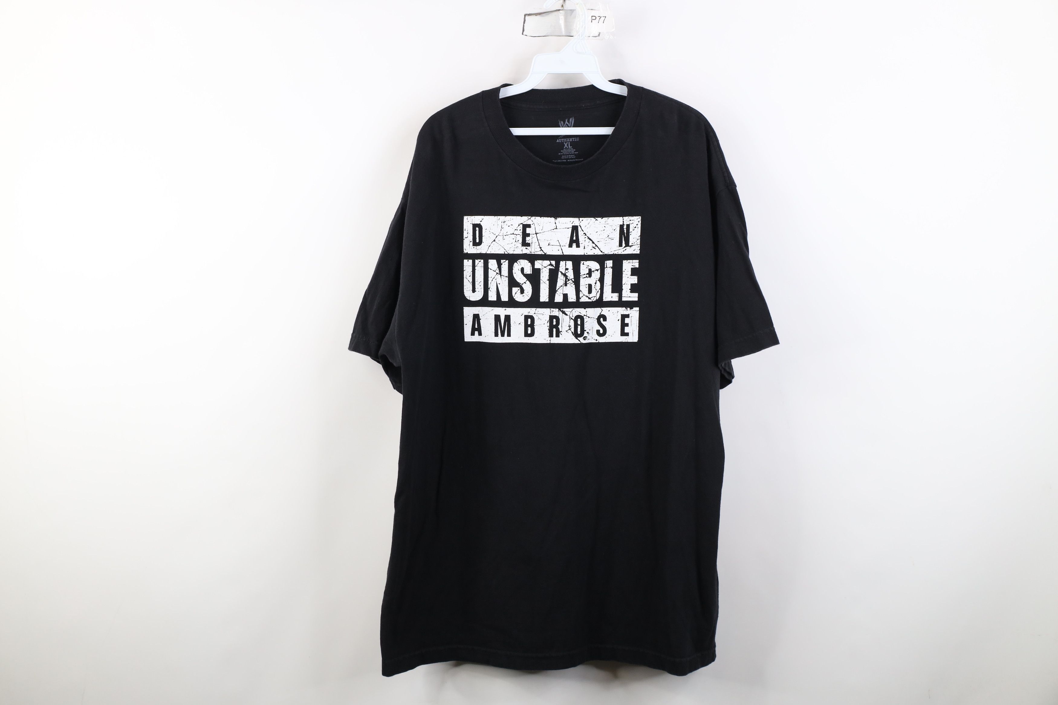 Vintage Vintage Y2K WWE Wrestling Unstable Ambrose T-Shirt Black Size US XL / EU 56 / 4 - 1 Thumbnail