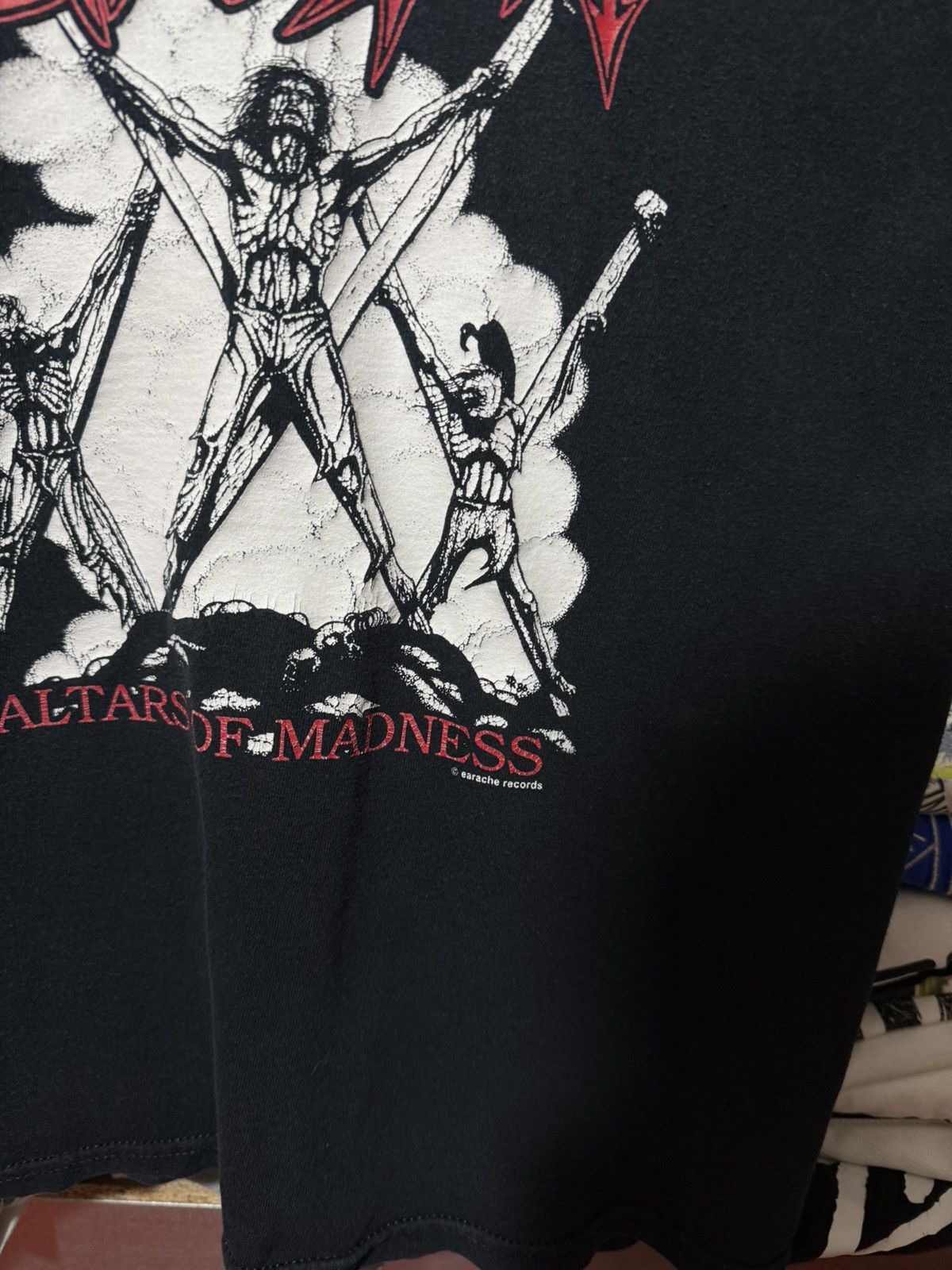 Band Tees Vintage 2000’s Morbid Angel Altars of Madness Rock T-Shirt Size US XL / EU 56 / 4 - 4 Thumbnail