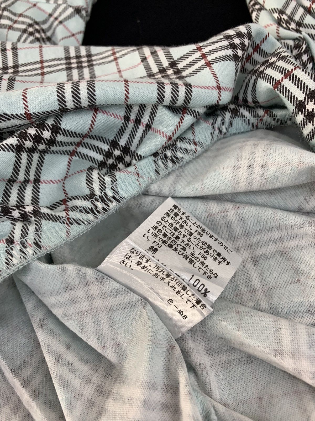 Burberry Burberry London Blue Label Nova Check Monogram Longsleeve Te Size S / US 4 / IT 40 - 8 Thumbnail