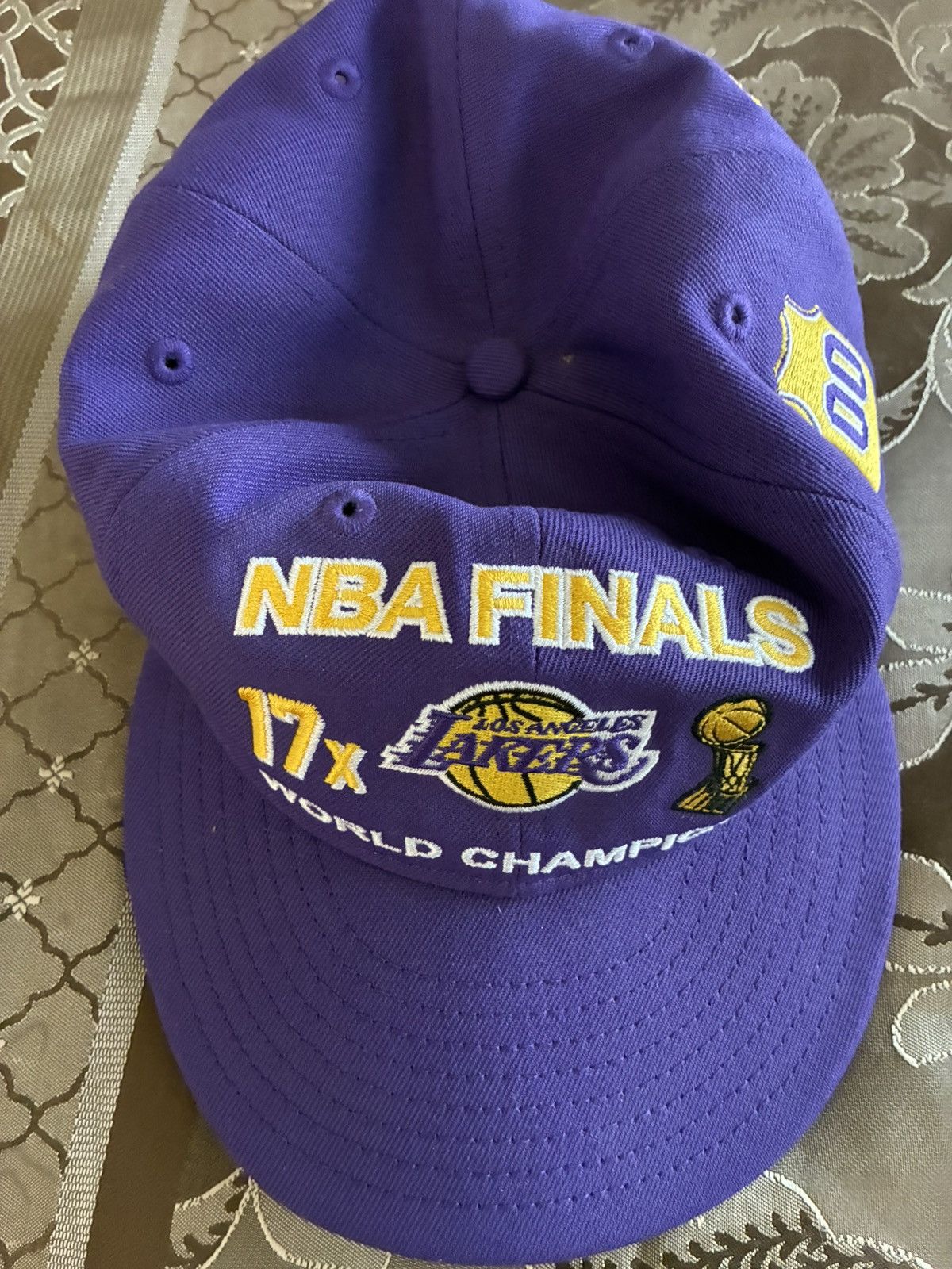 New Era Lakers New Era Embroidered Snapback Hat Size ONE SIZE - 1 Thumbnail