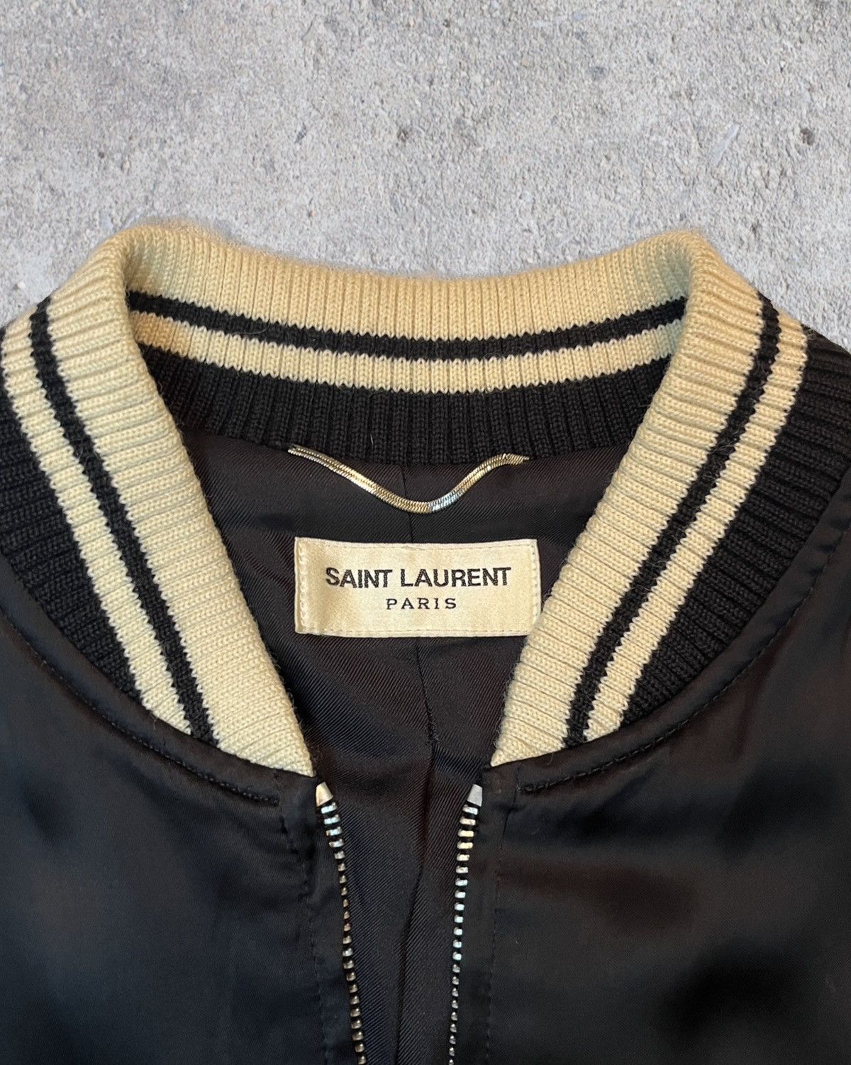 Hedi Slimane × Saint Laurent Paris Saint Laurent SS14 Bloodluster Bomber Jacket Size US S / EU 44-46 / 1 - 3 Thumbnail