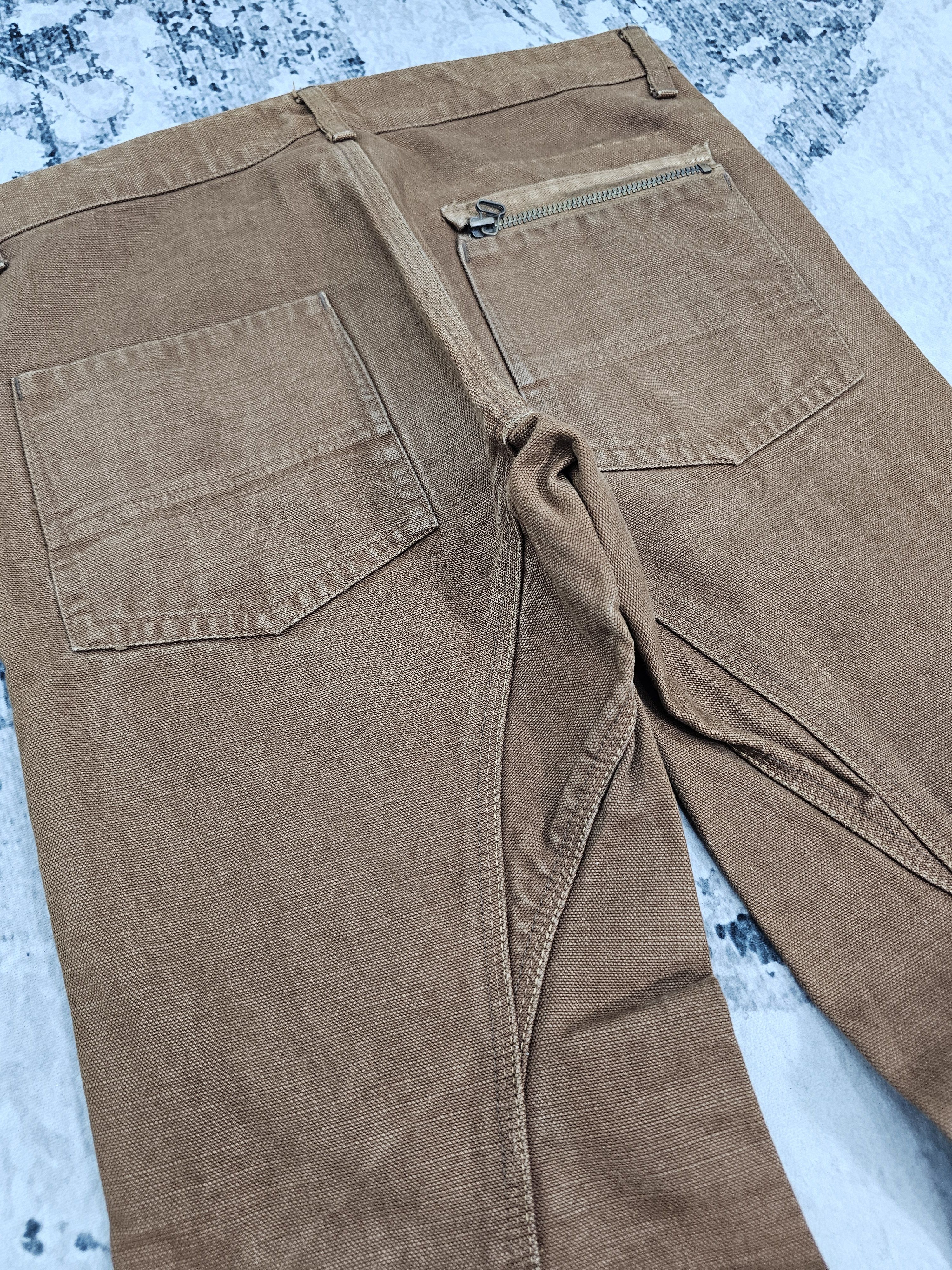 Japanese Brand SEMSNYID LTD Workwear Carpenter Workers Flare Pants JB0260 Size US 30 / EU 46 - 5 Thumbnail