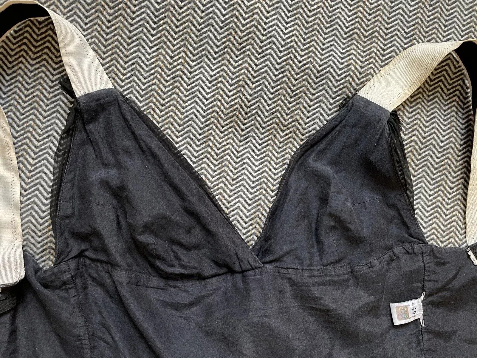 Dolce & Gabbana D&G Mesh Tank Top Corset Zip Up V-neck Womens sexy fitted Size S / US 4 / IT 40 - 14 Thumbnail