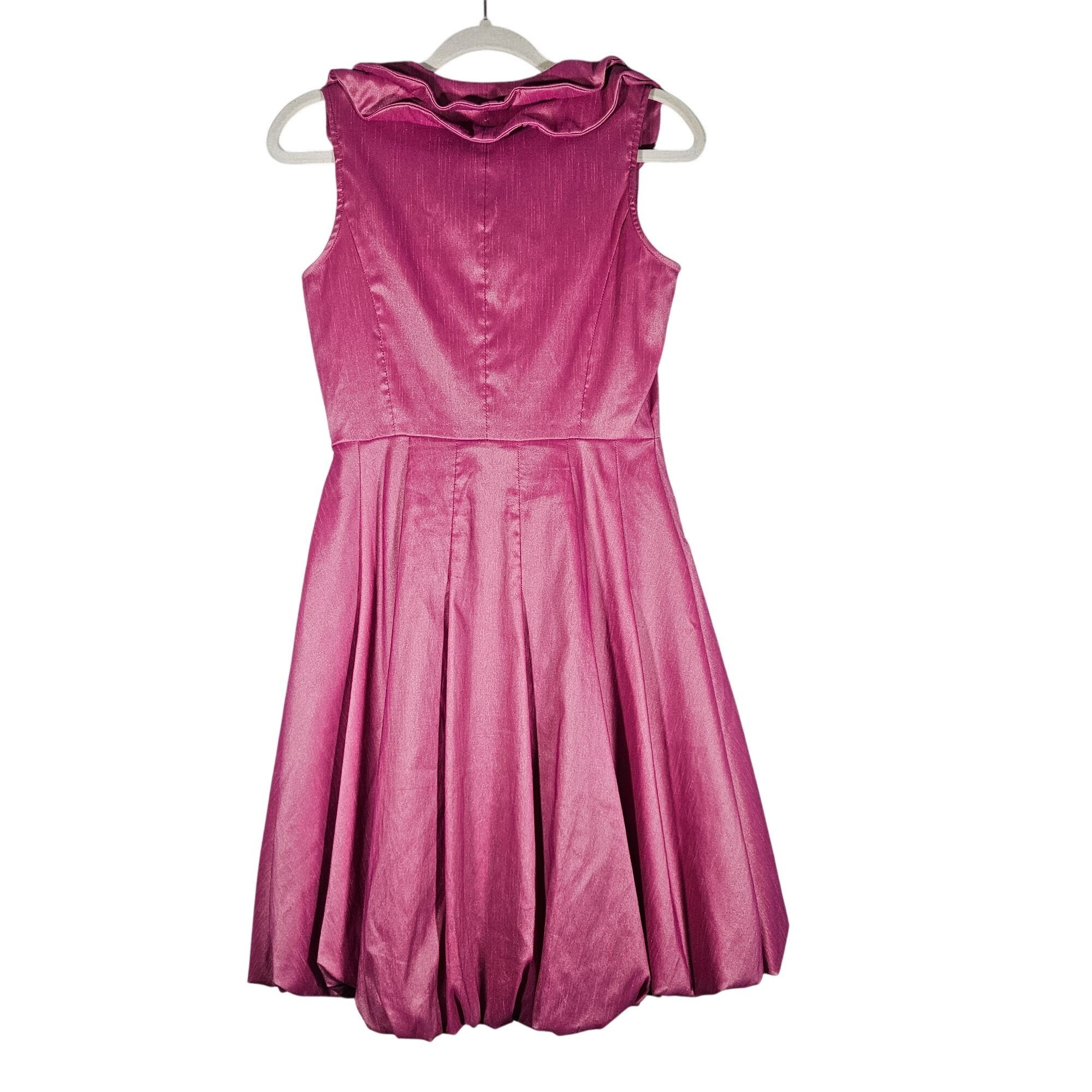 Other Samuel Dong Womens Midi Dress XS Pink Dior Inspired Barbieco Size XS / US 0-2 / IT 36-38 - 3 Thumbnail