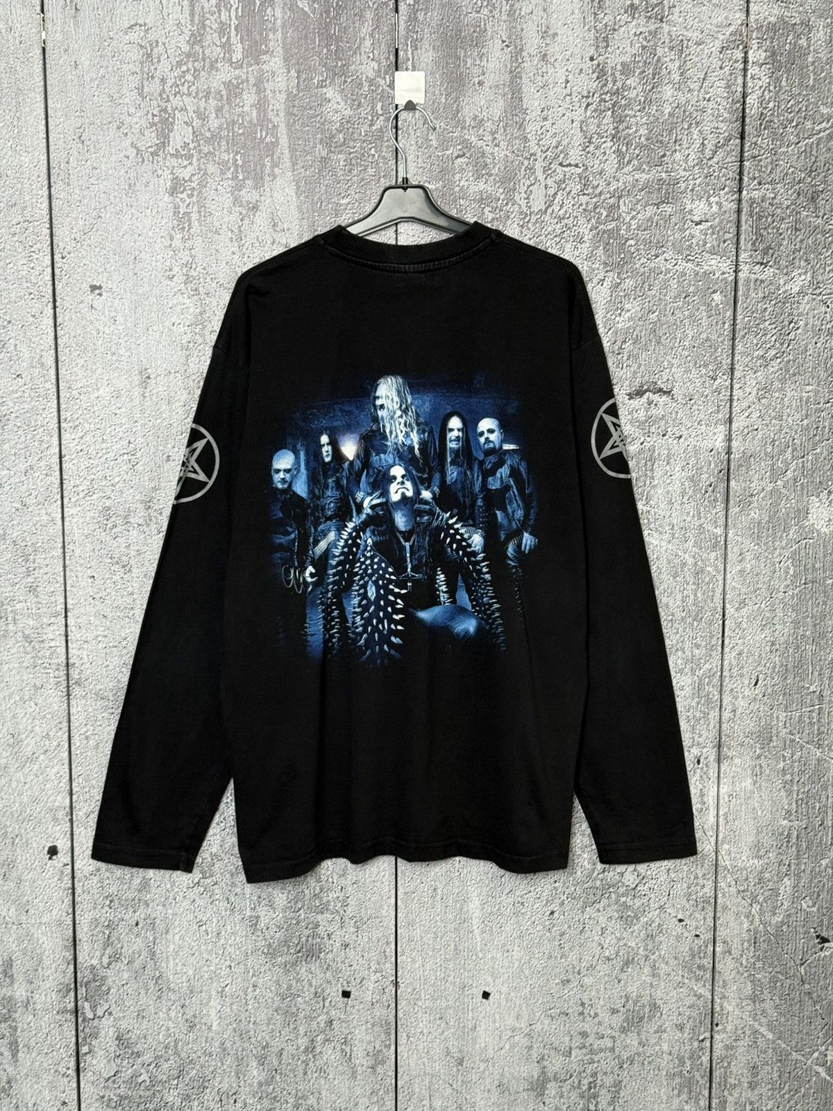 Band Tees Vintage 2003 Dimmu Borgir Death Cult Armageddon Long Sleeve Size US XL / EU 56 / 4 - 12 Thumbnail