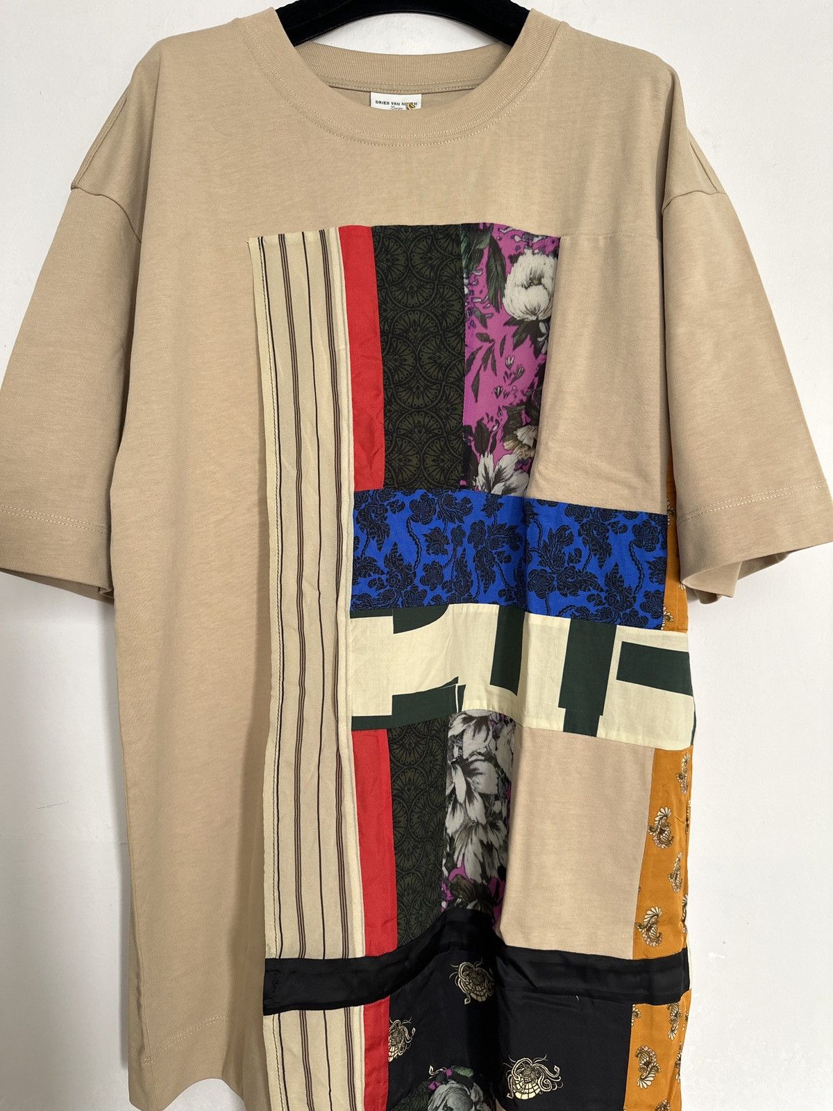 Dries Van Noten Dries Van Noten Patchwork Oversized Top Size US L / EU 52-54 / 3 - 7 Thumbnail