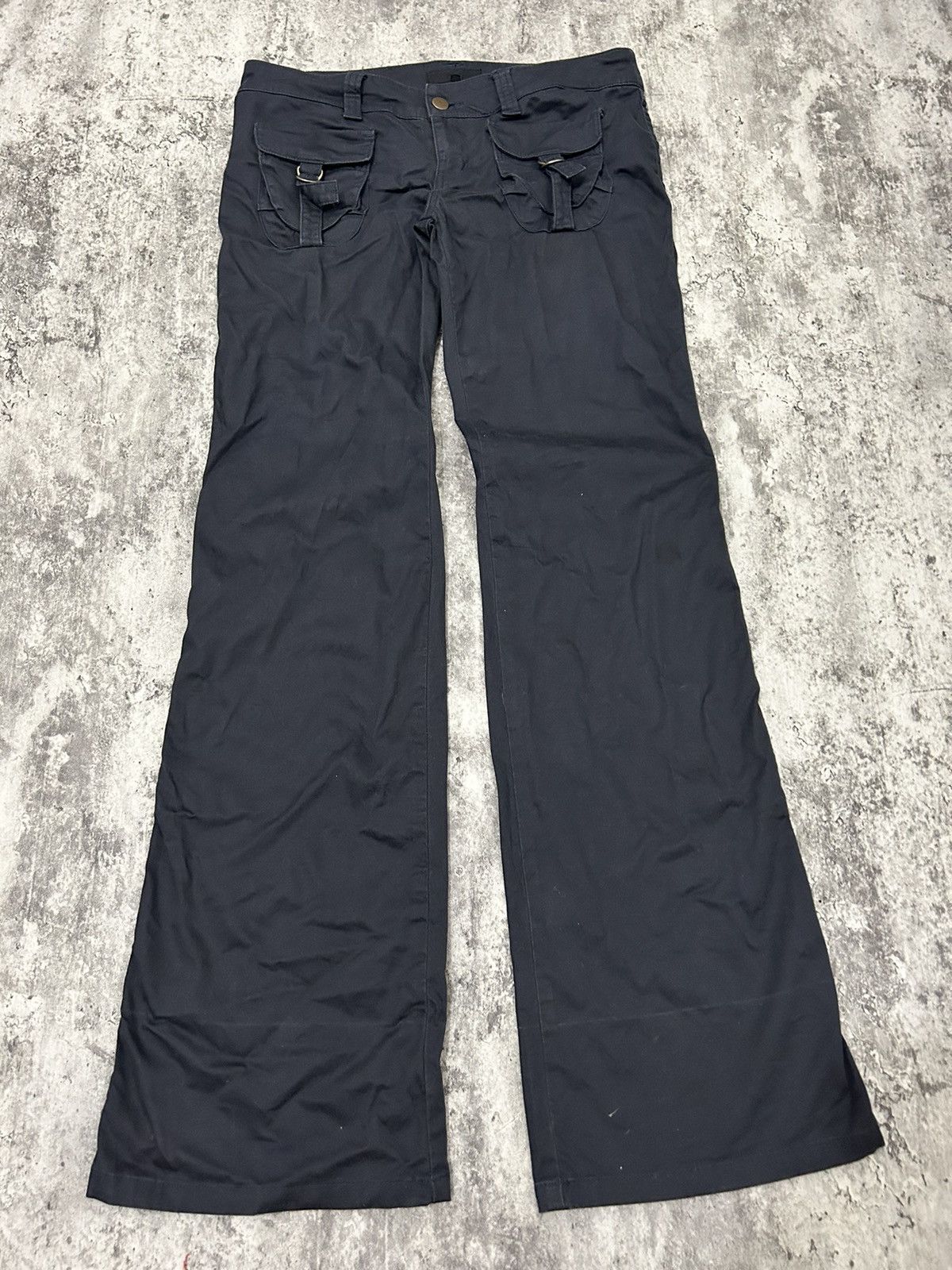 If Six Was Nine × Japanese Brand × Le Grande Bleu (L.G.B.) Pour Deux 3D Pocket Back Flare Pants lgb style Size US 30 / EU 46 - 3 Thumbnail