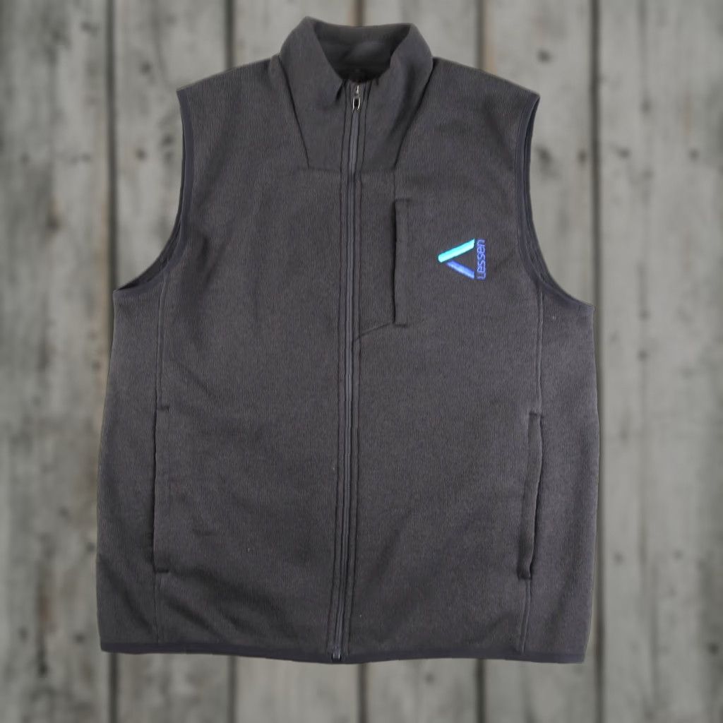 Lululemon Lululemon Sojourn Knit Vest Sweater Mens L Full Zip Black Size US L / EU 52-54 / 3 - 1 Thumbnail