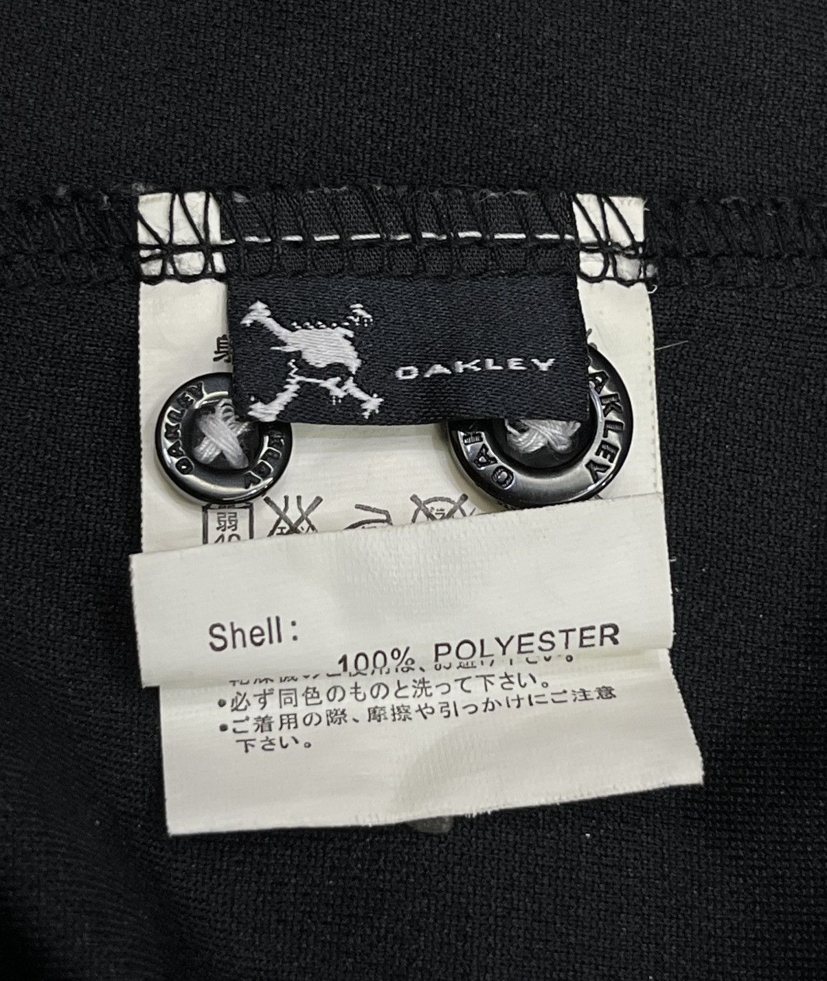 Oakley Vintage Oakley Skull Dri-Fit Multi-Zip Polo Shirt S~M (USA) Size US S / EU 44-46 / 1 - 8 Thumbnail