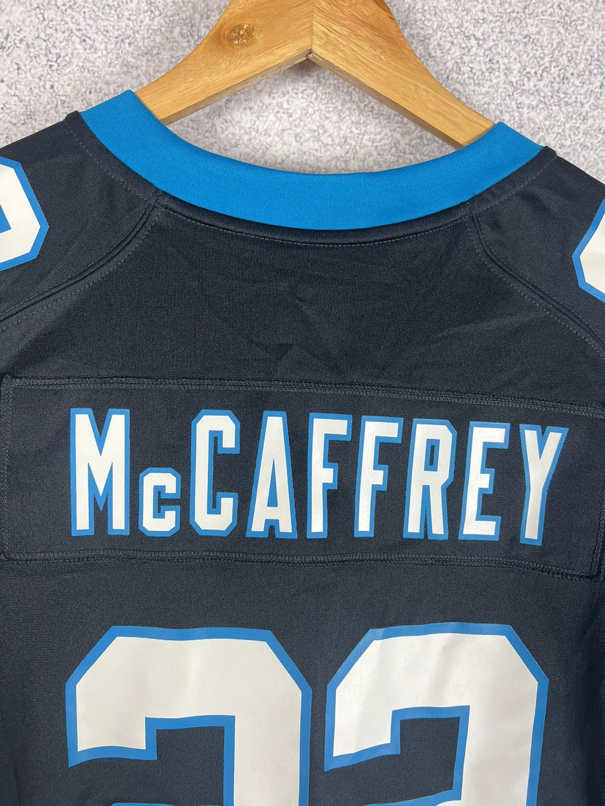 NFL Nike McCAFFREY #22 Carolina Panthers Football Jersey SHIRT Size US XL / EU 56 / 4 - 5 Thumbnail