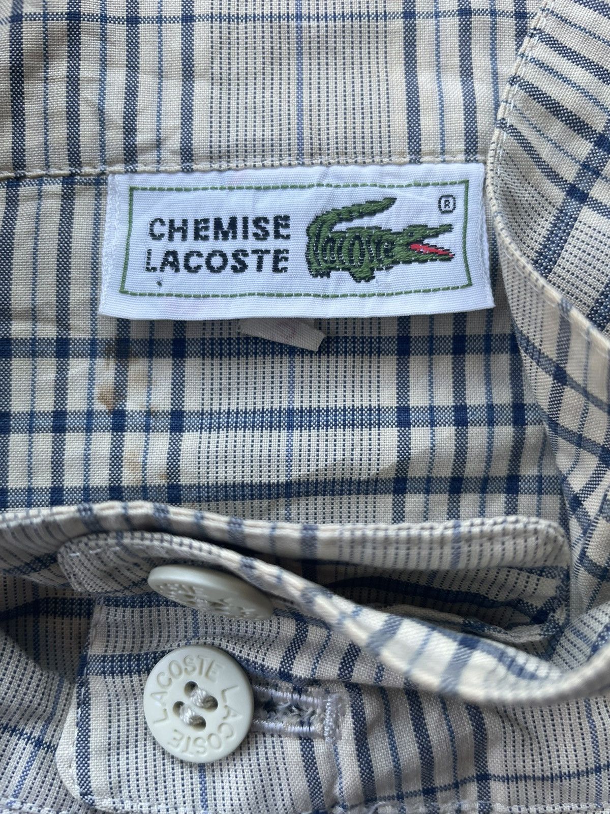 Lacoste Vintage Lacoste Checkered Jacket Size US L / EU 52-54 / 3 - 11 Thumbnail