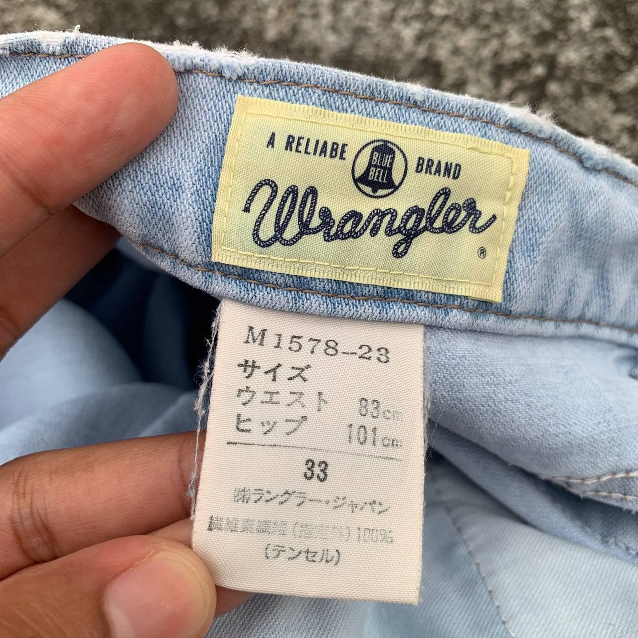 Wrangler Vintage Wrangler Jeans Light Wash Denim Japanese Brand Size US 31 - 7 Thumbnail