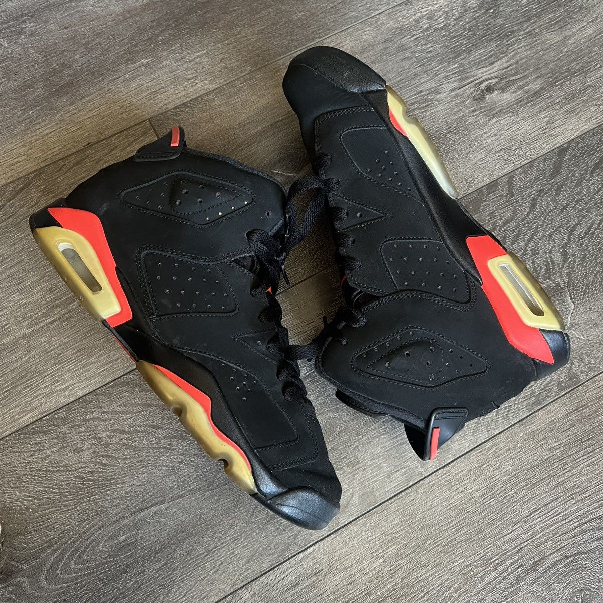 Jordan Brand Air Jordan 6 VI Retro Black Infrared 2019 GS Size 6.5Y Shoes Size US 6.5 / EU 39-40 - 1 Thumbnail