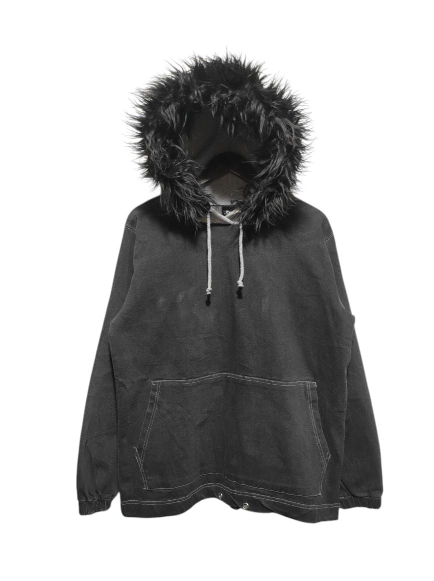 Japanese Brand Rock Psycho Fur Hoodie LGB IfSixWasNine style Size US M / EU 48-50 / 2 - 1 Thumbnail