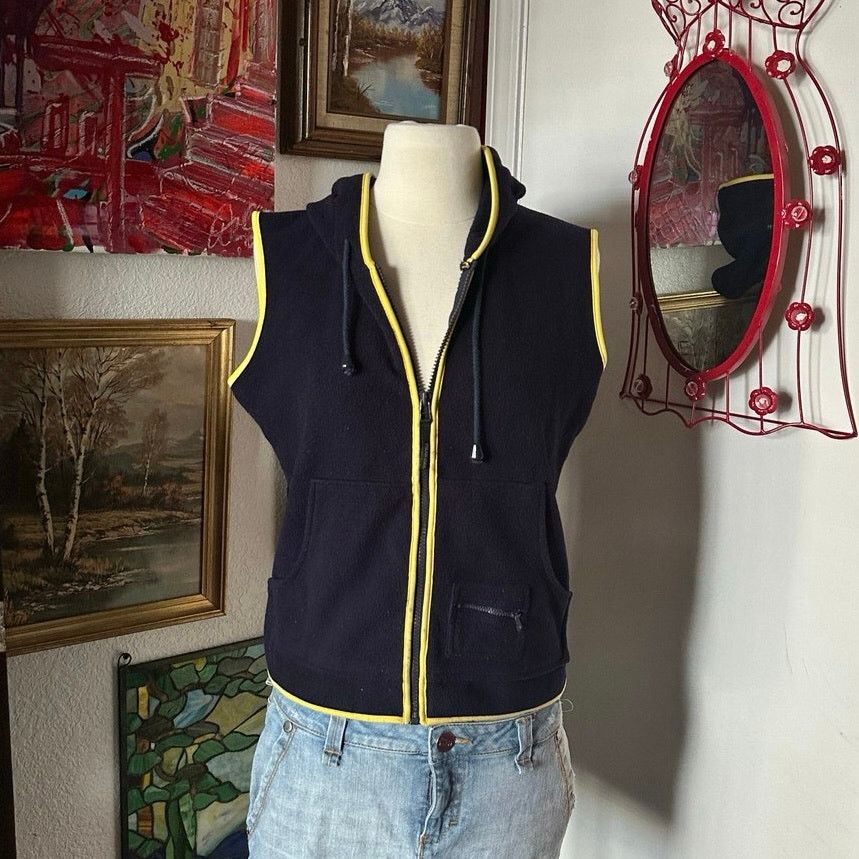 Other casual corner annex blue and yellow hooded vest Size M / US 6-8 / IT 42-44 - 1 Thumbnail