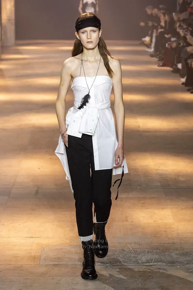 Ann Demeulemeester Ann Demeulemeester White Shirt Size XXS / US 00 / IT 34 - 3 Thumbnail