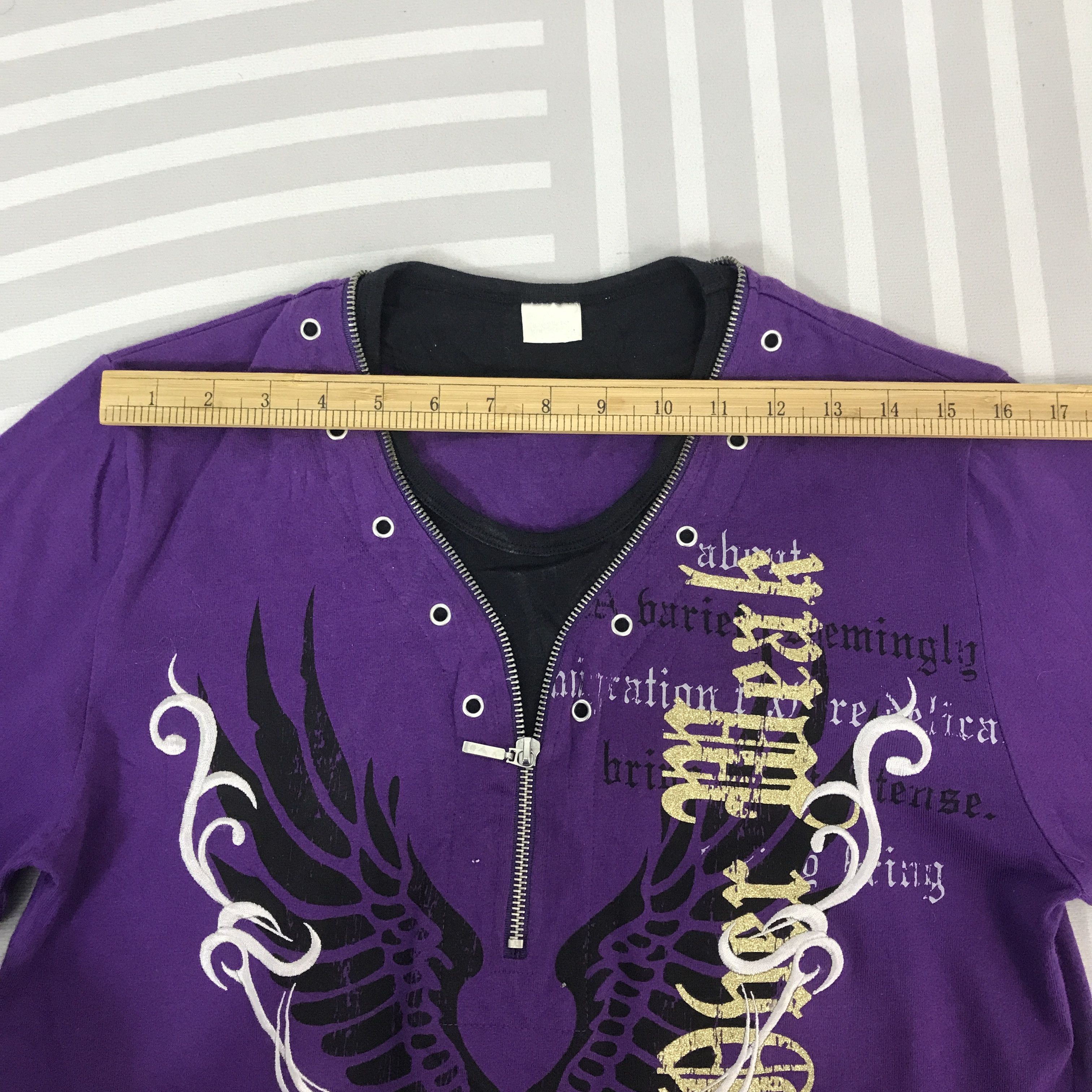 Japanese Brand Look Ober Meak zipper collar design long sleeve T-Shirt Size US L / EU 52-54 / 3 - 5 Thumbnail