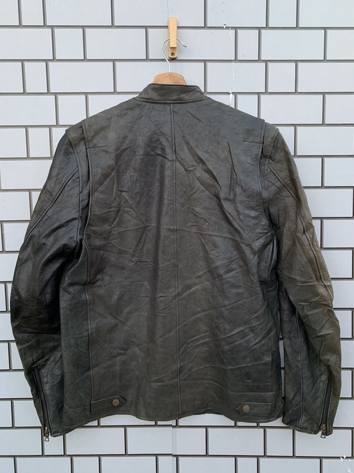 14th Addiction Vintage Japanese Brand Cuir Standard Leather Jacket Size US L / EU 52-54 / 3 - 5 Thumbnail