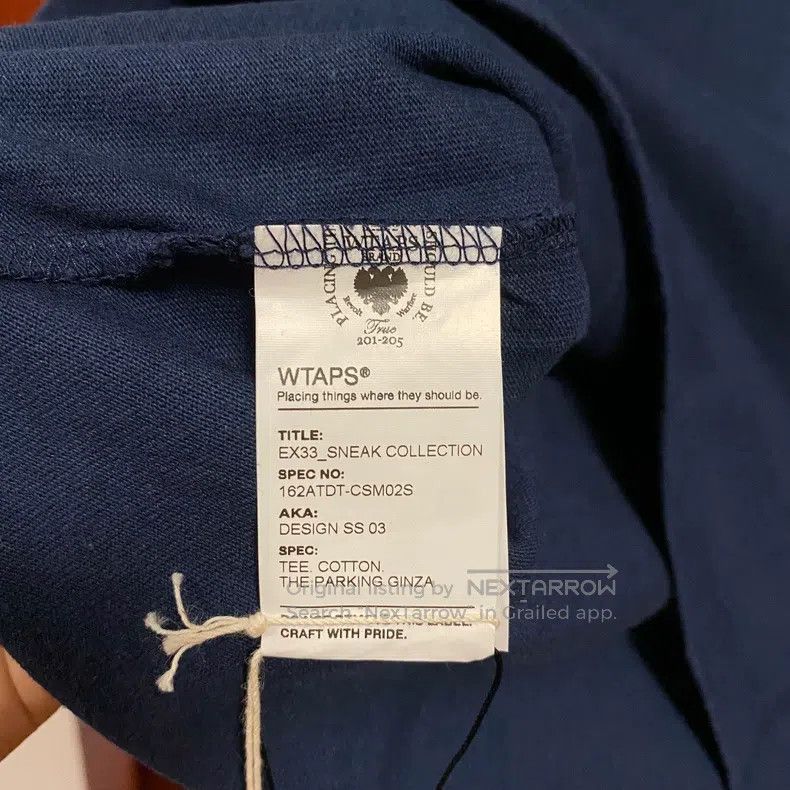 Wtaps Wtaps Short-sleeve T-shirt Size US L / EU 52-54 / 3 - 9 Thumbnail