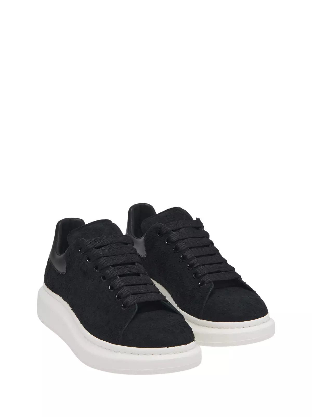 Alexander McQueen MCQUEEN Men's Black Suede Oversized Sneakers Authentic Size US 6 / EU 39 - 5 Thumbnail