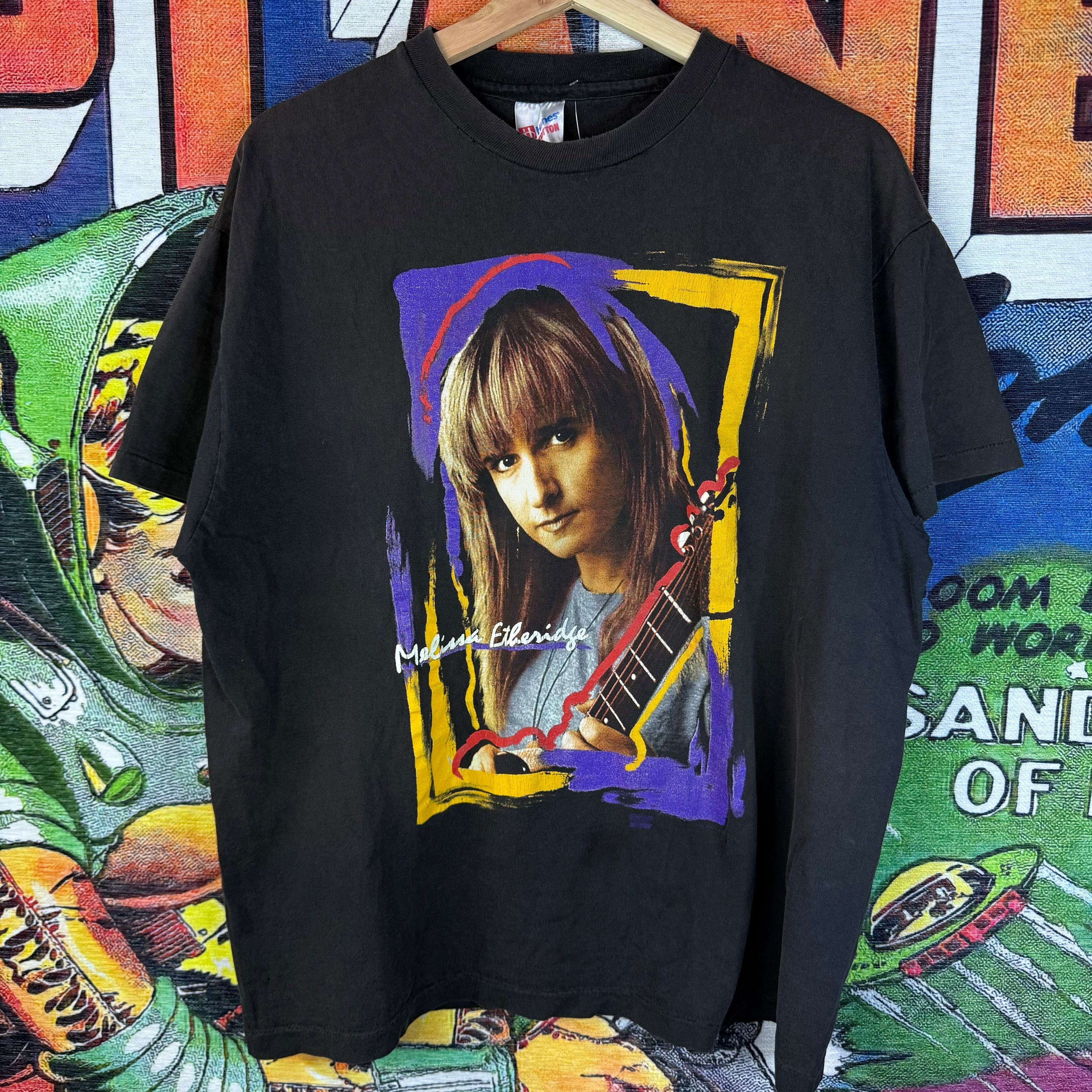 Vintage Vintage 90s Melissa Etheridge Single Stitch Tour Tee Size XL Size US XL / EU 56 / 4 - 1 Thumbnail