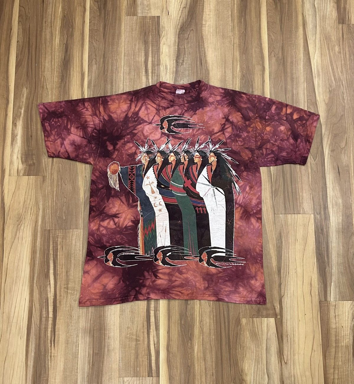 The Mountain 1999 The Mountain Indigenous Tie Die Art Tee Size US L / EU 52-54 / 3 - 1 Thumbnail