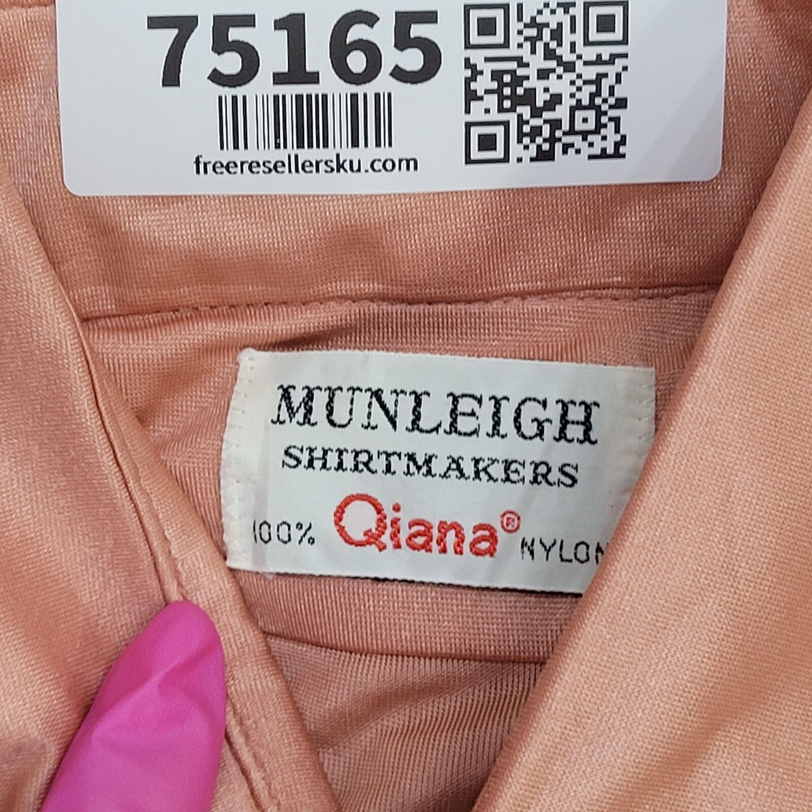 Vintage VTG 70s Munleigh Shirtmakers Qiana Nylon Button Shirt S/M Size US M / EU 48-50 / 2 - 10 Thumbnail