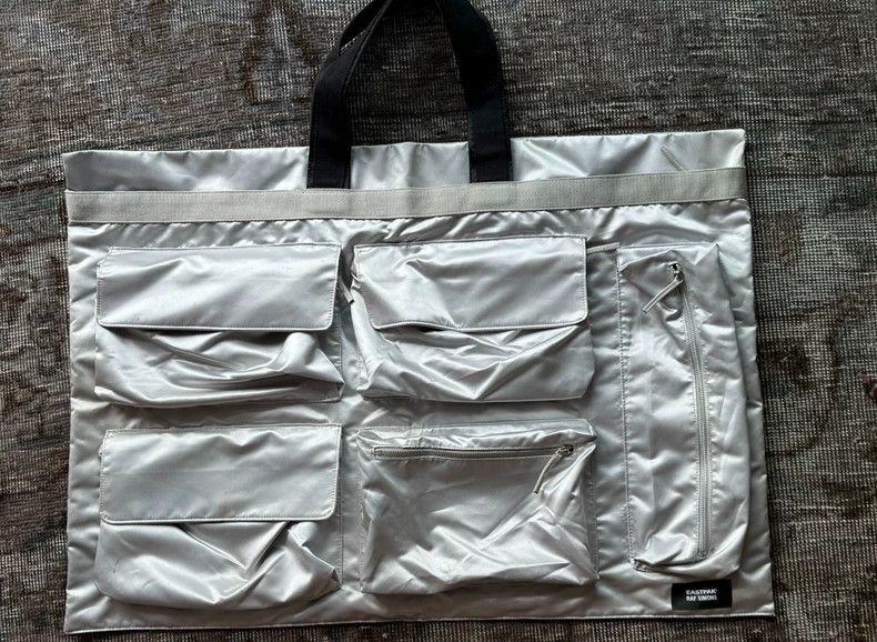 Raf Simons Raf simons Silver printed oversized shoulder bag Size ONE SIZE - 1 Thumbnail