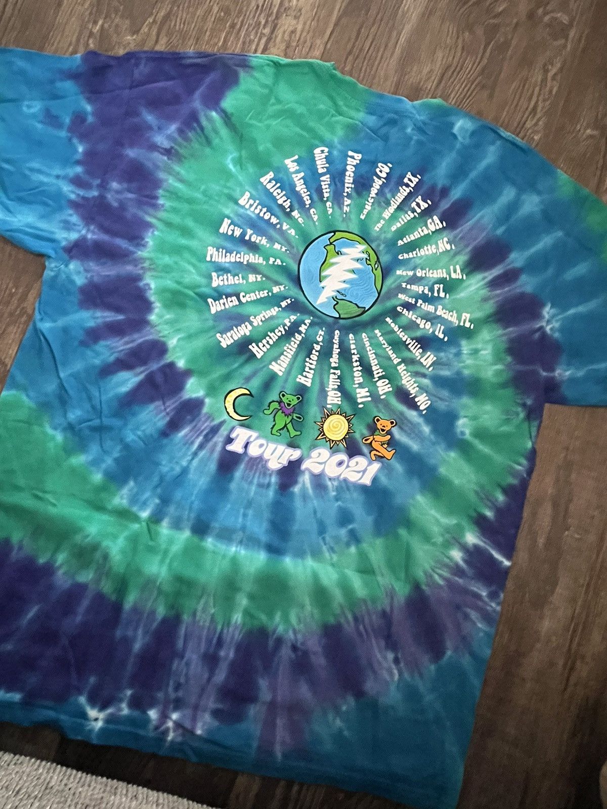 Liquid Blue Liquid Blue Grateful Dead Tour T-Shirt Size US XL / EU 56 / 4 - 2 Thumbnail