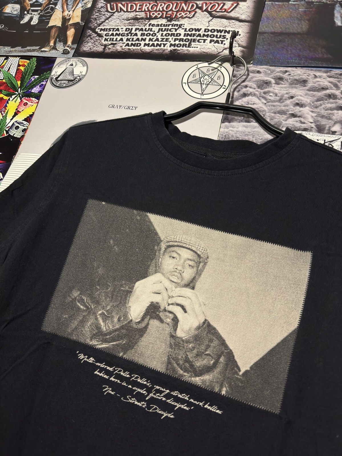 Pelle Pelle Vintage Pele Pele x Nas Rap Tee Size US M / EU 48-50 / 2 - 2 Thumbnail