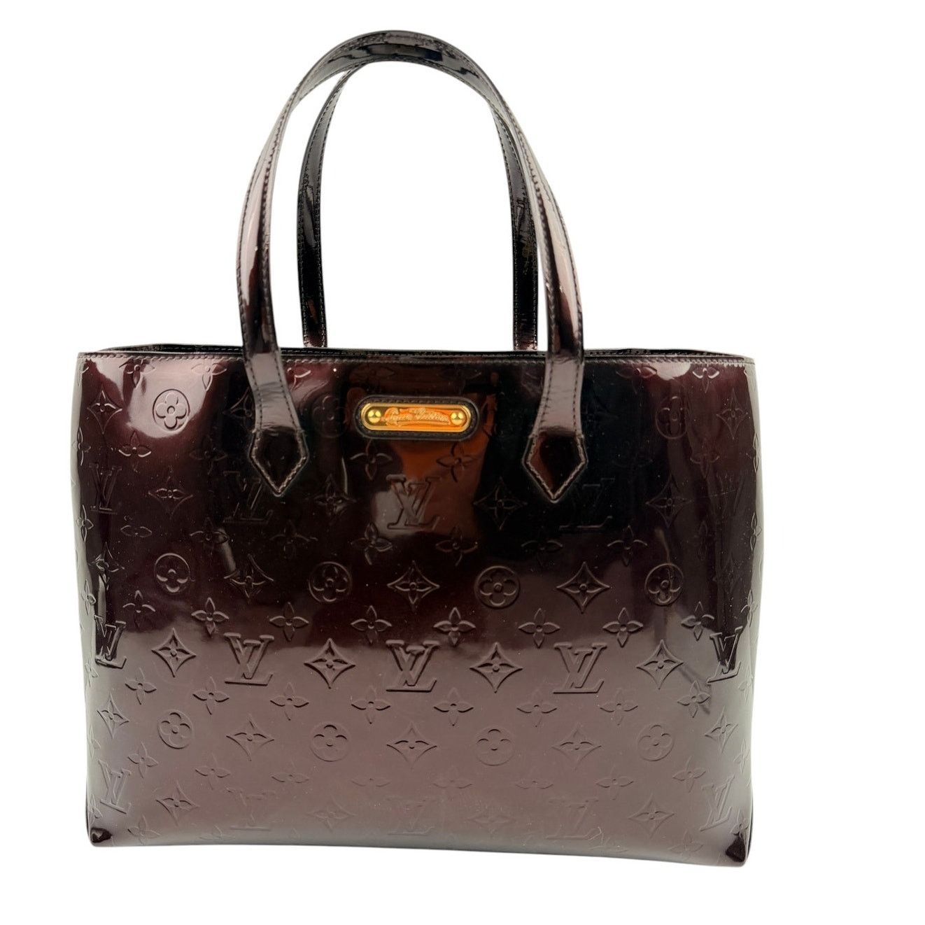 Louis Vuitton Louis Vuitton Amarante Monogram Vernis Wilshire MM Bag Size ONE SIZE - 1 Thumbnail