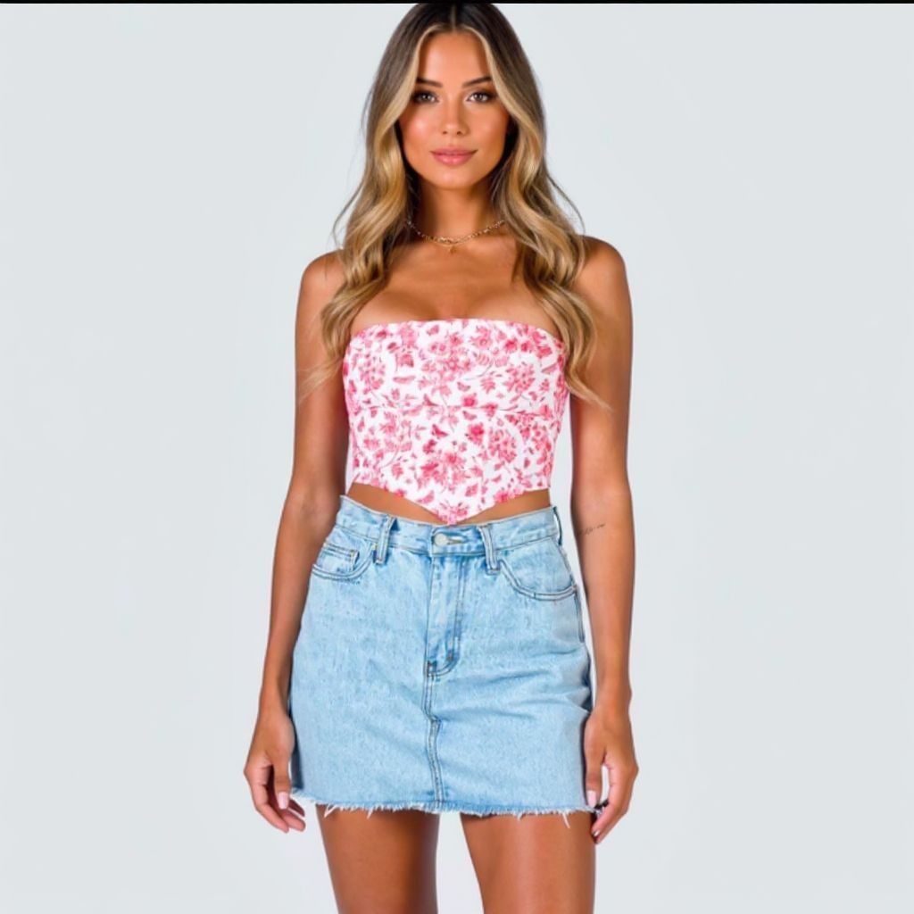 PRINCESS POLLY Princess Polly Juliette Bustier Top Size 0 Size XS / US 0-2 / IT 36-38 - 1 Thumbnail