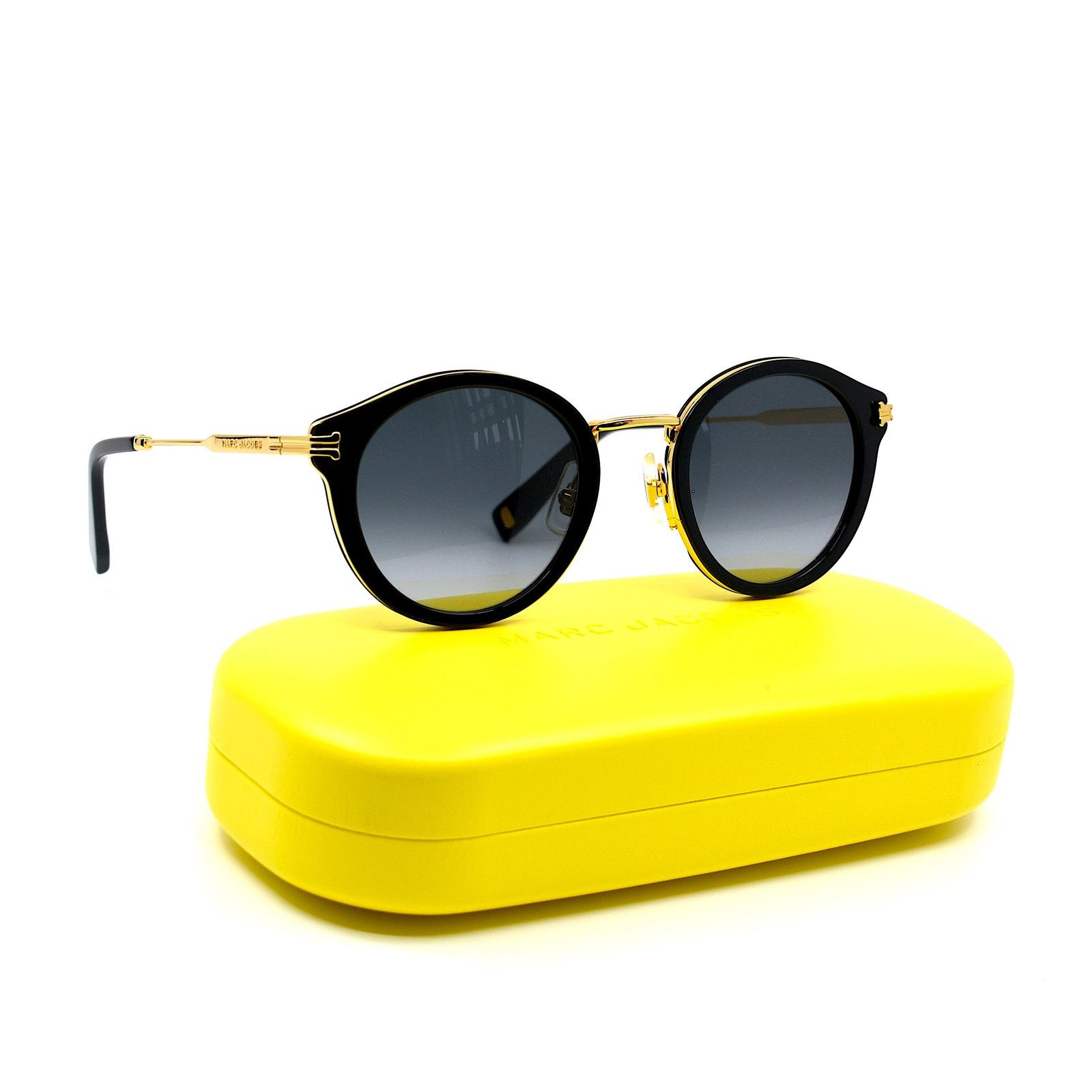 Marc Jacobs NEW MARC JACOBS MJ1017/S BLACK/GOLD GREY SUNGLASSES Size ONE SIZE - 5 Thumbnail