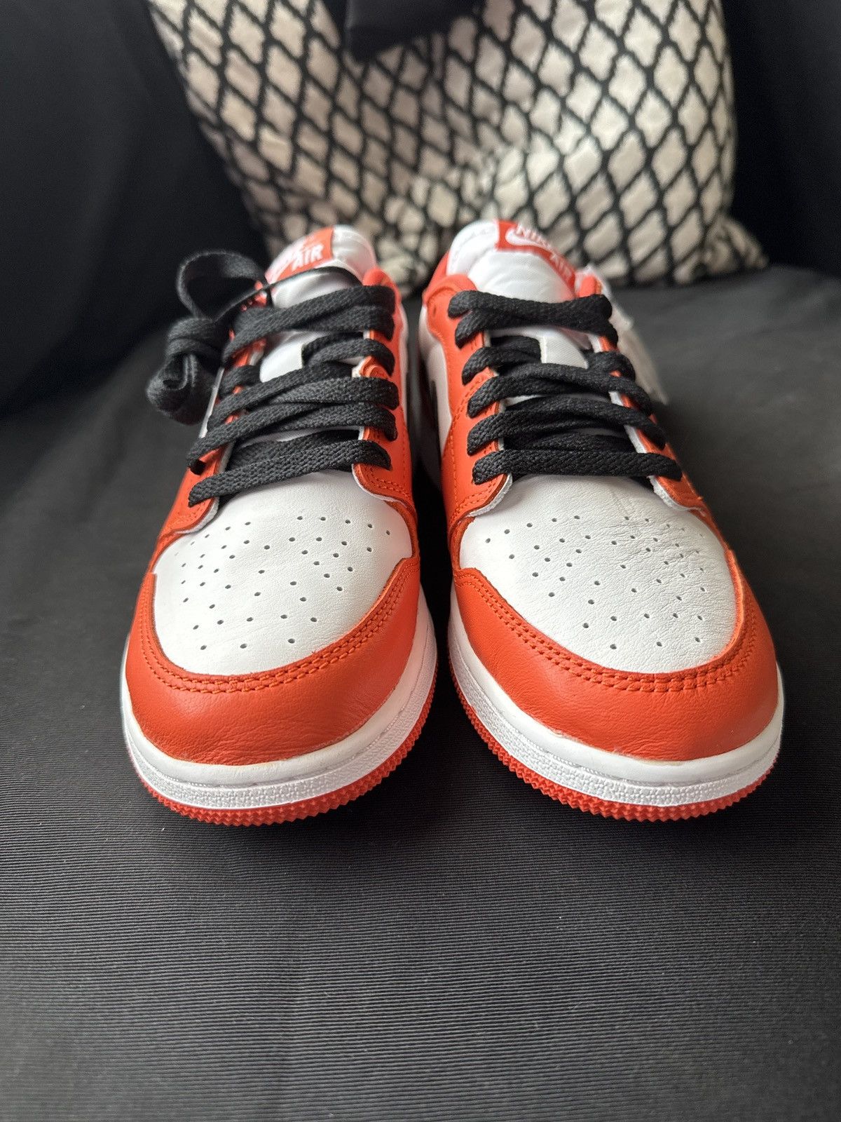Nike Air Jordan 1 Low OG Starfish Black/White Size US 6.5 / EU 39-40 - 5 Thumbnail