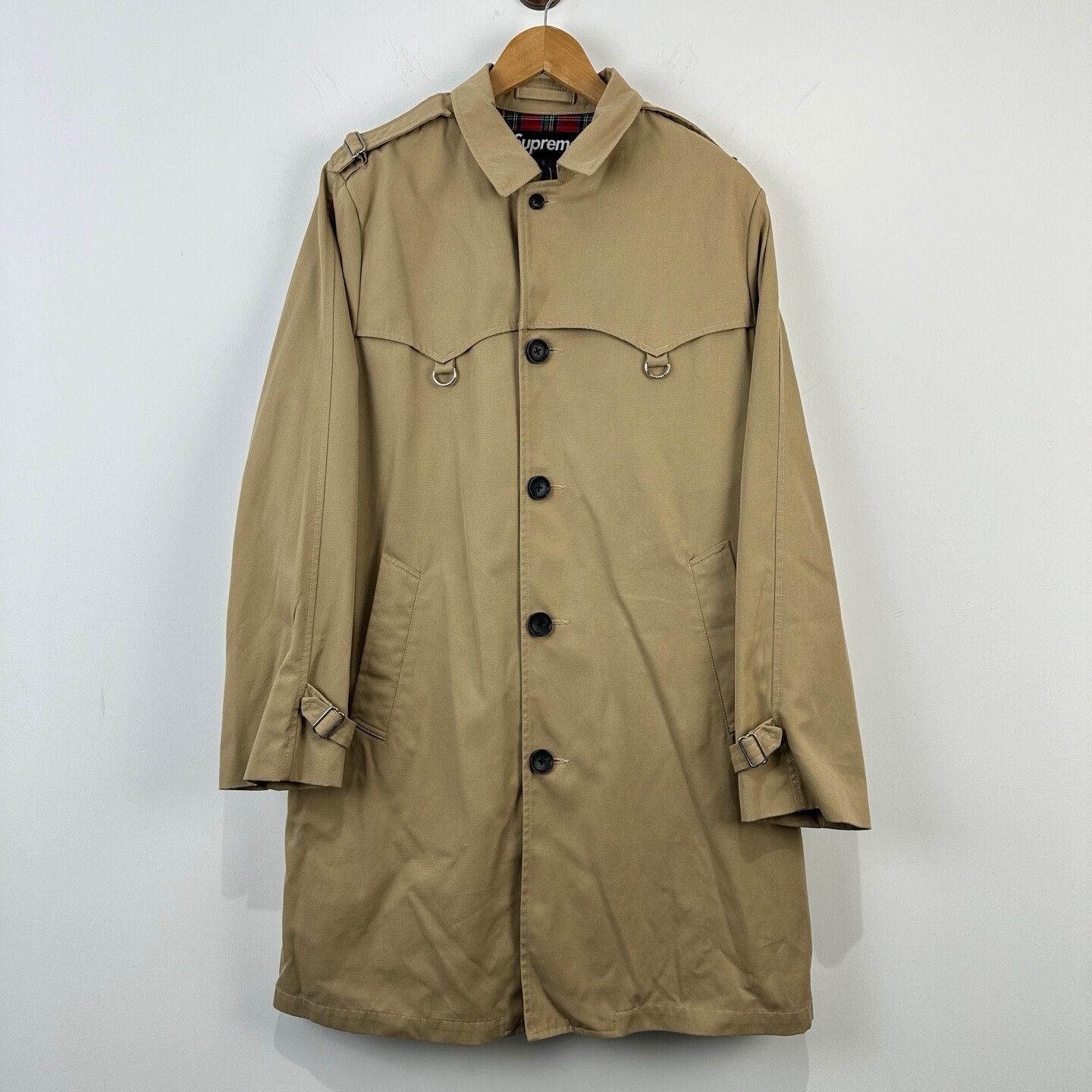 Supreme Supreme Leopard Lined Trench Coat | Grailed