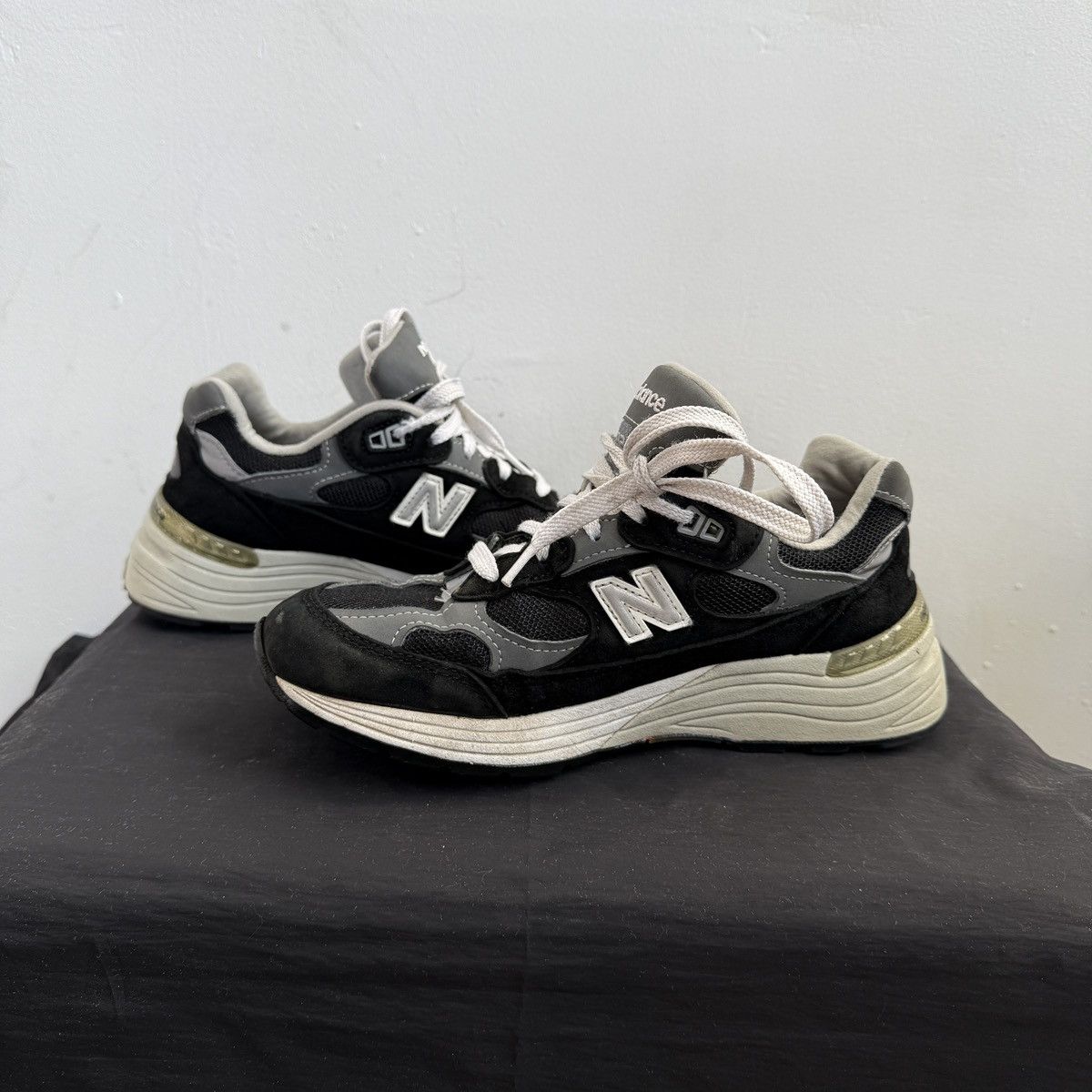 New Balance New Balance 992 USA Black/Gray Size US 7 / IT 37 - 7 Thumbnail