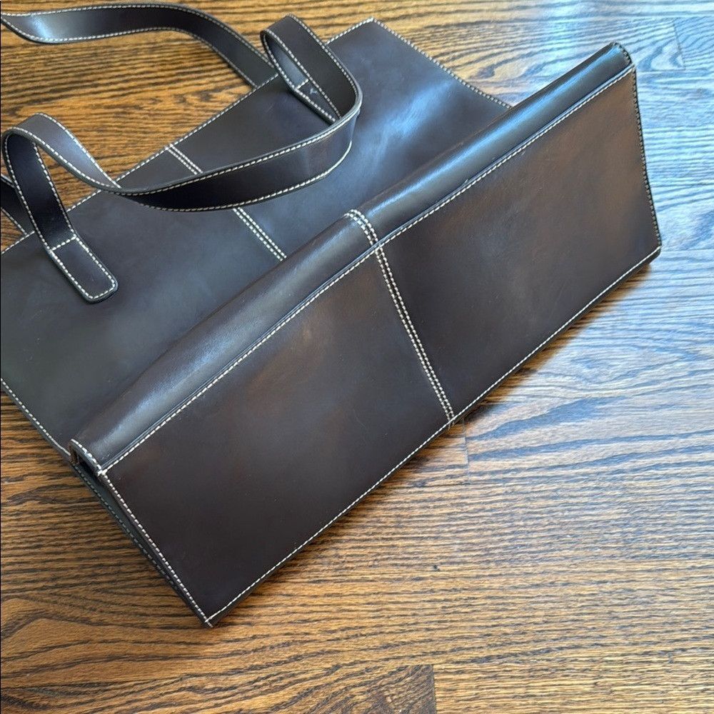 Wilsons Leather Wilsons Leather Women’s Rich Brown Shoulder Bag Size ONE SIZE - 5 Thumbnail