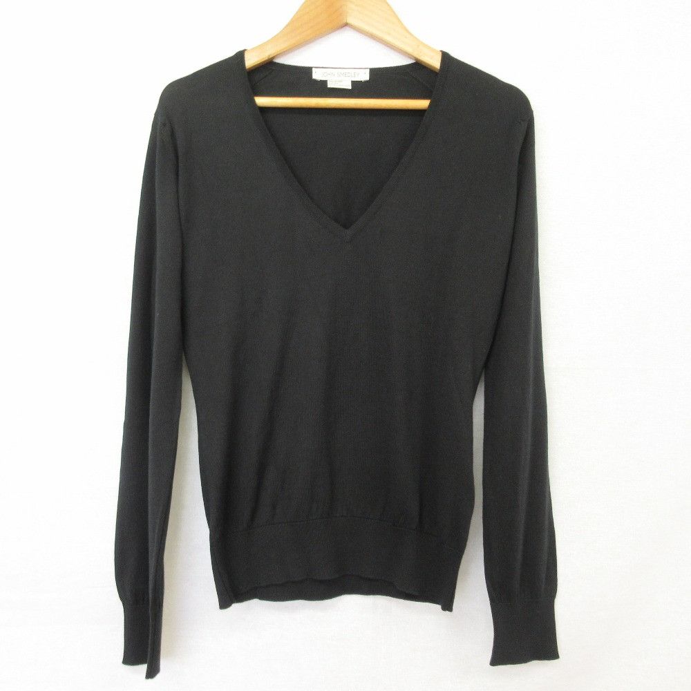 Other Other JOHN SMEDLEY Sea Island Cotton V Neck Knit Top Textile Tops DUTY FREE for USA Size ONE SIZE - 1 Thumbnail