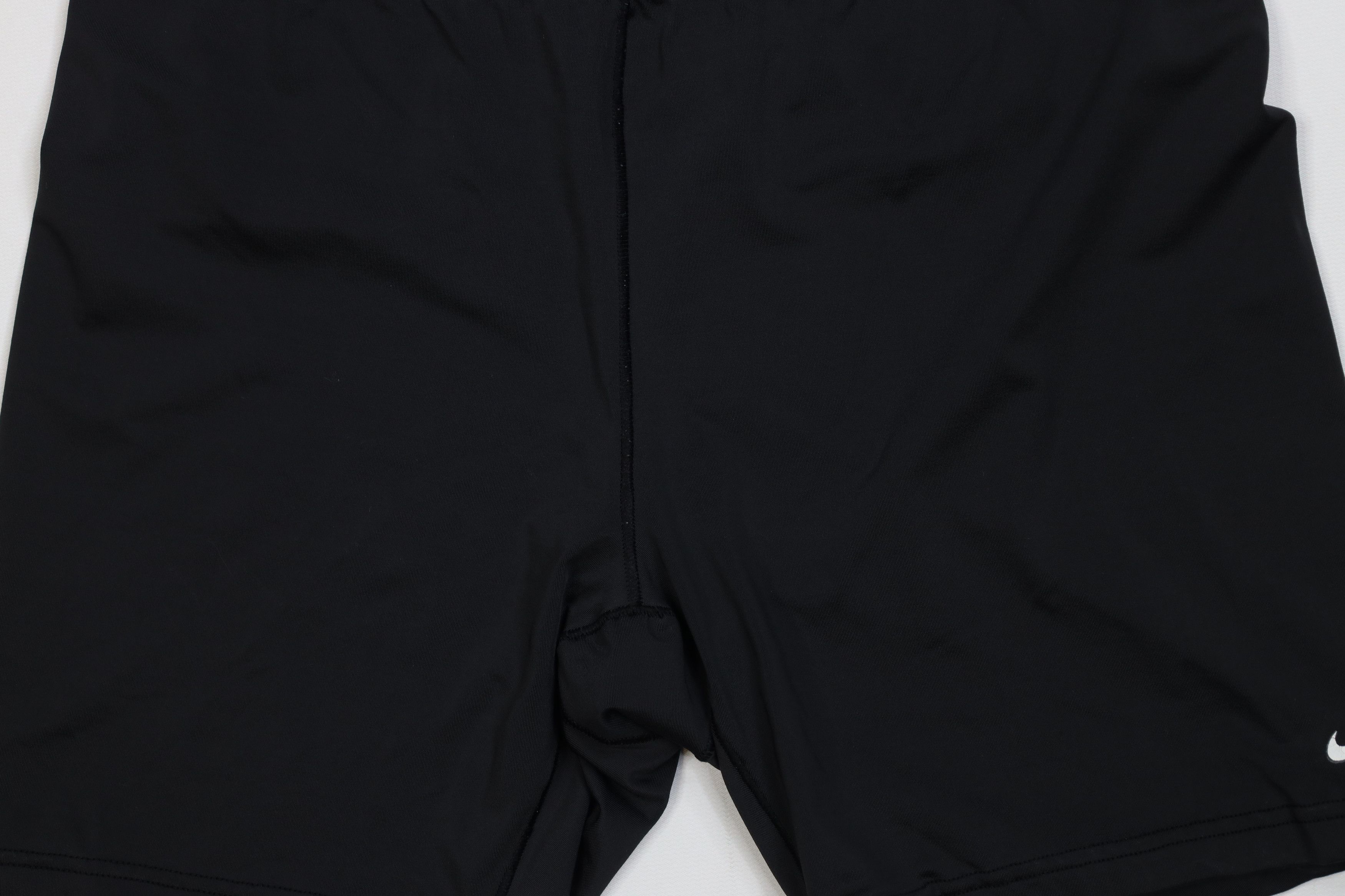 Nike Vintage Y2K Nike Mini Swoosh Spandex Shorts Booty Black Size 26" / US 2 / IT 38 - 3 Thumbnail