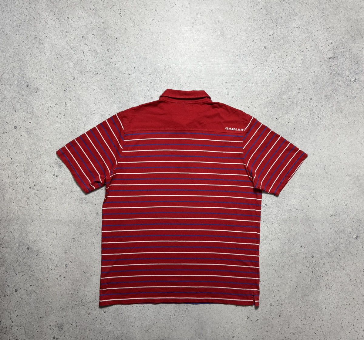 Oakley Oakley Striped Vintage Polo Shirt Size XL Size US XL / EU 56 / 4 - 10 Thumbnail