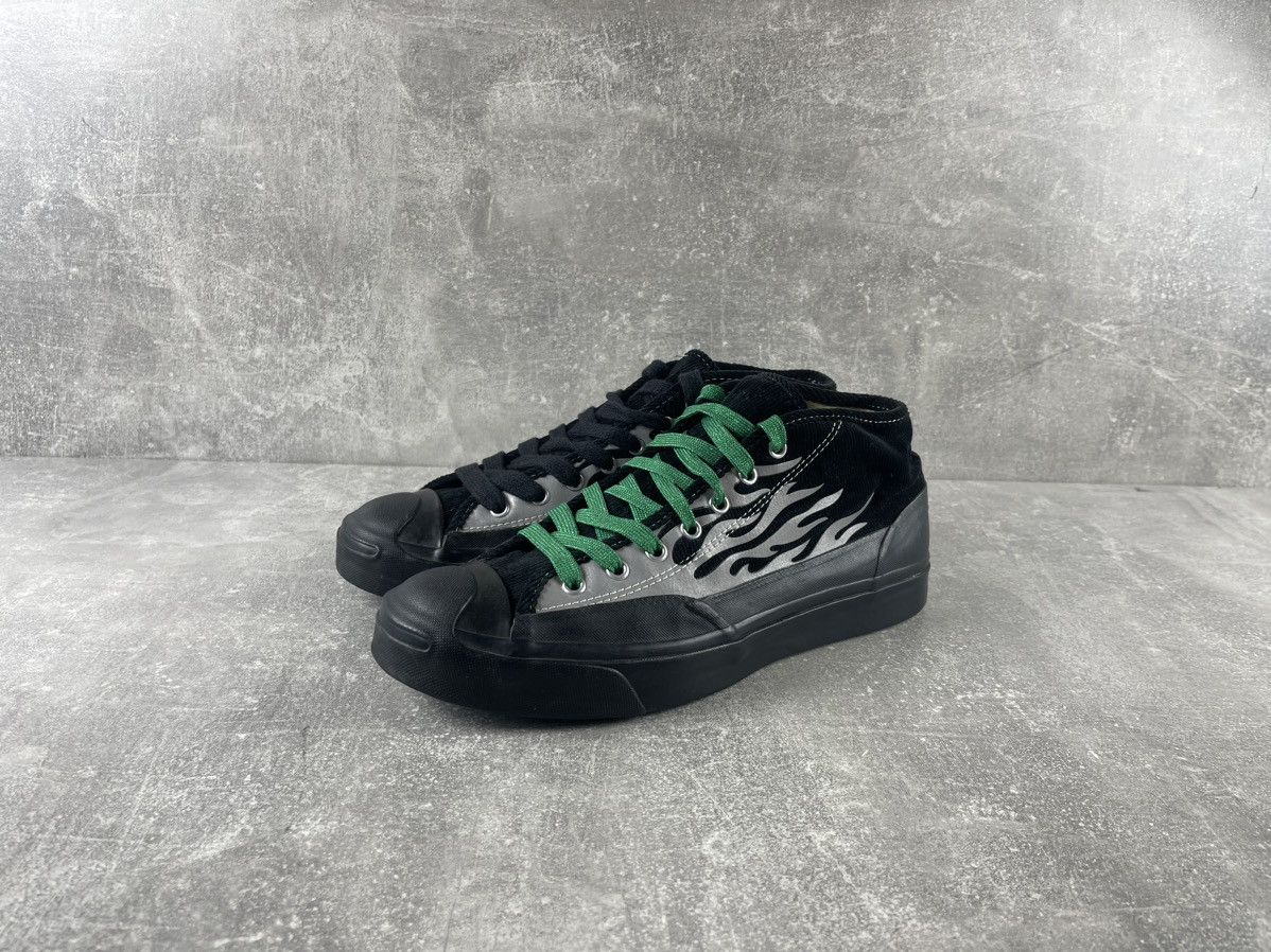 A$AP Nast × Converse Converse Jack Purcell A$AP Nast Reflective Black Silver Size US 10.5 / EU 43-44 - 1 Thumbnail